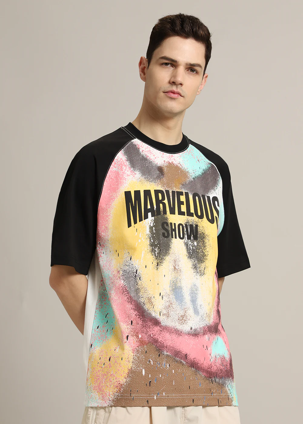 Marvellous Raglan Sleeve Oversized T-shirt - Image 5