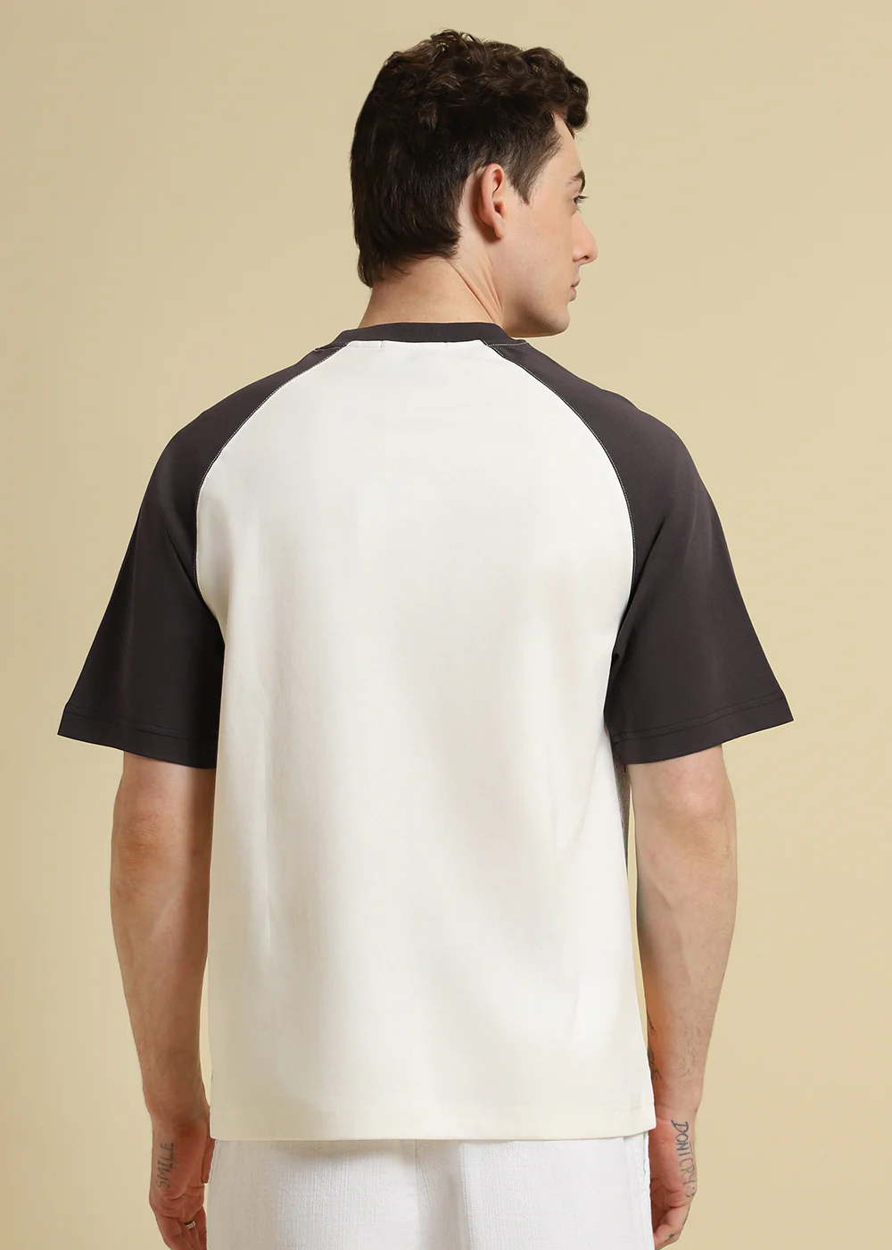 Marvellous Raglan Sleeve Violet Oversized T-shirt - Image 4