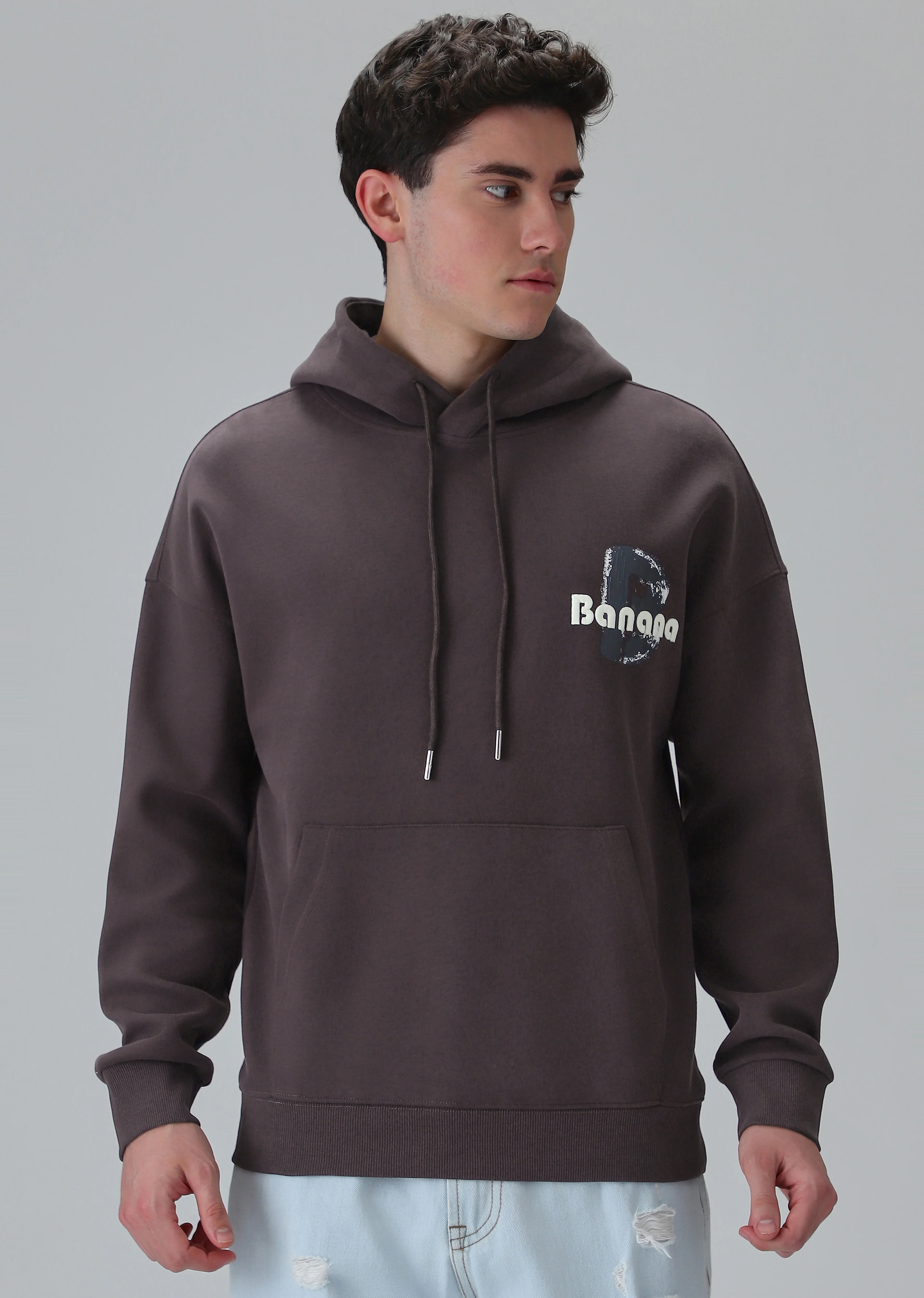 Mauve Embossed Hoodie - Image 3