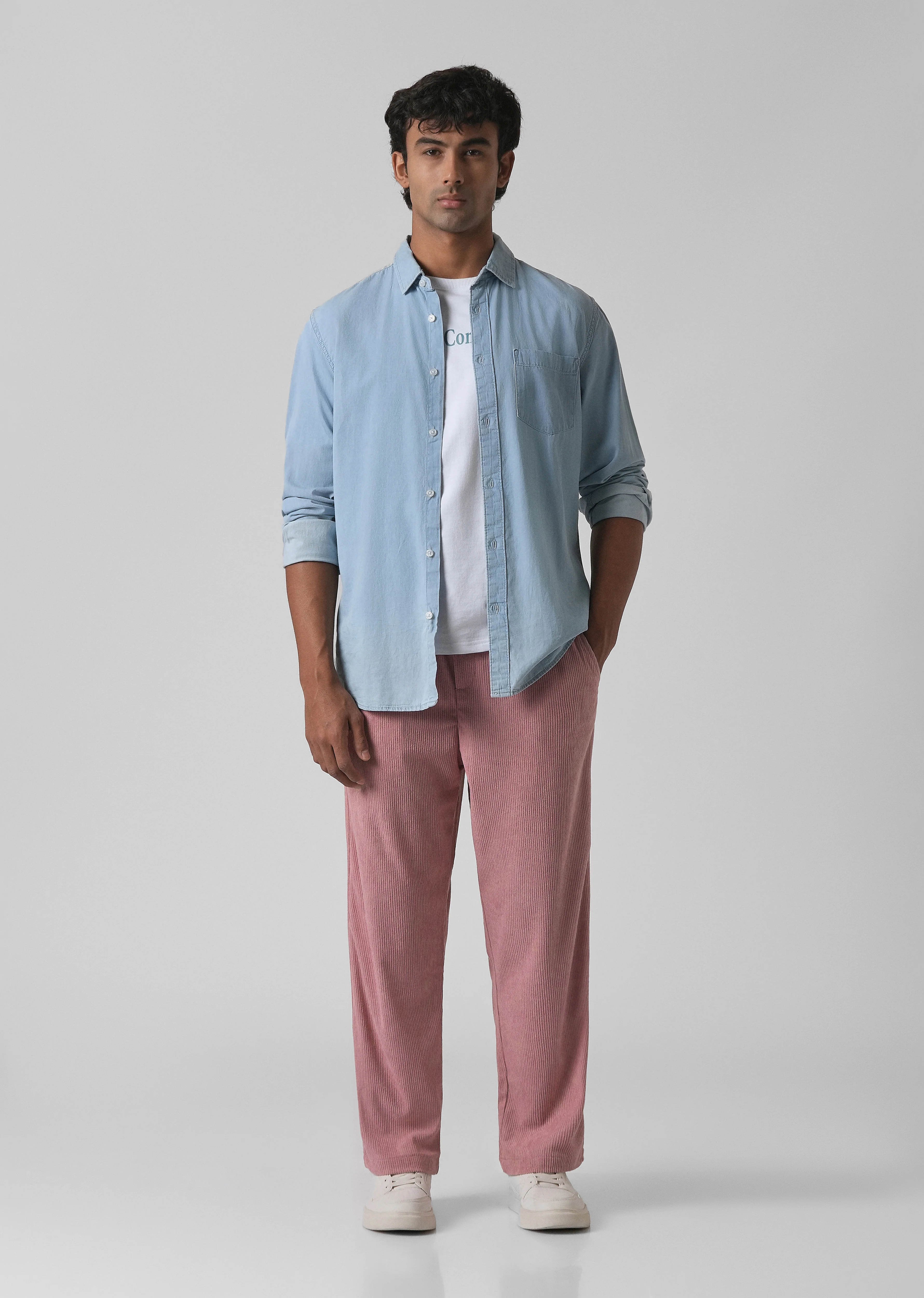 Mauve Pink Corduroy Pants - Image 6