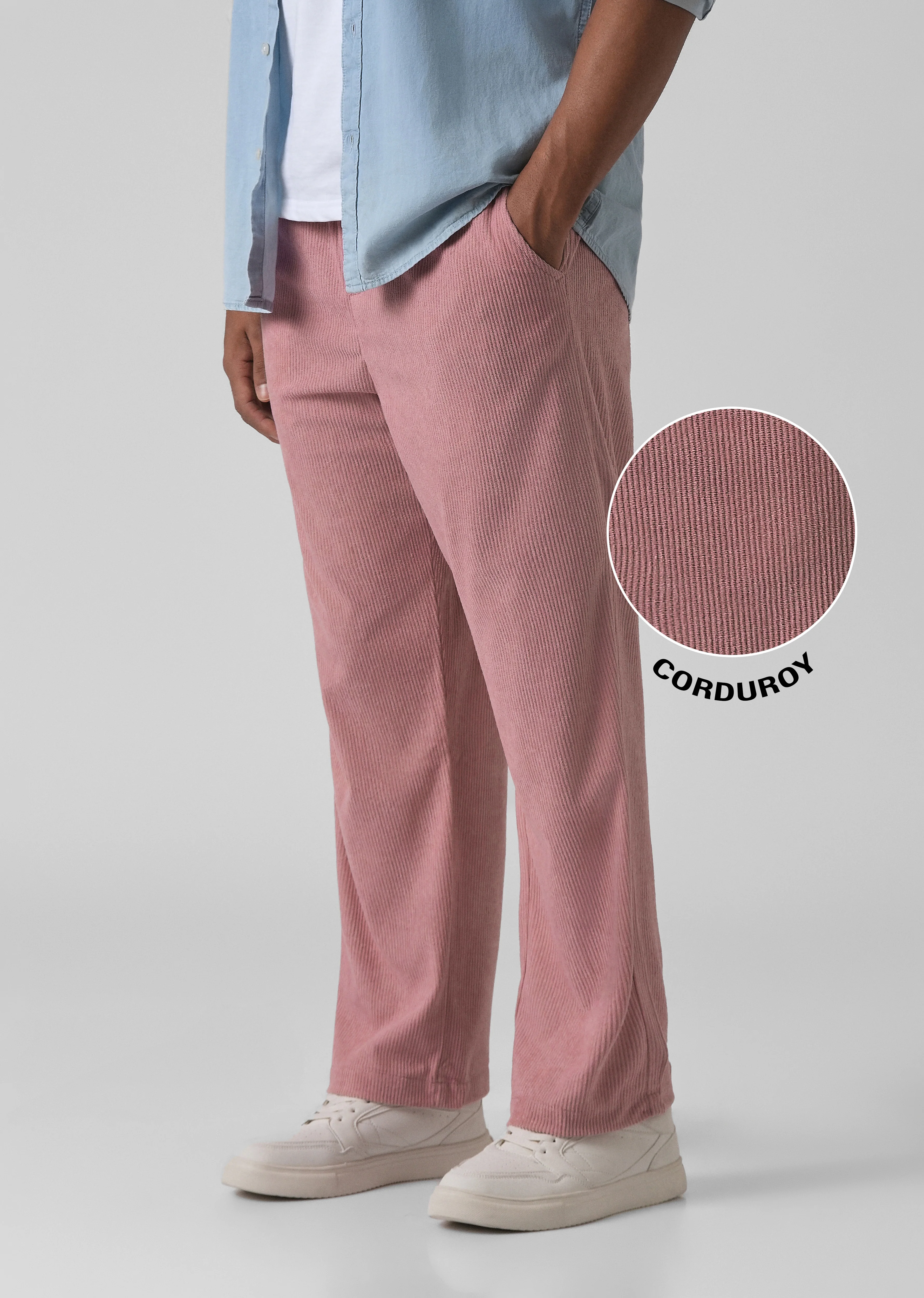 Mauve Pink Corduroy Pants - Image 7