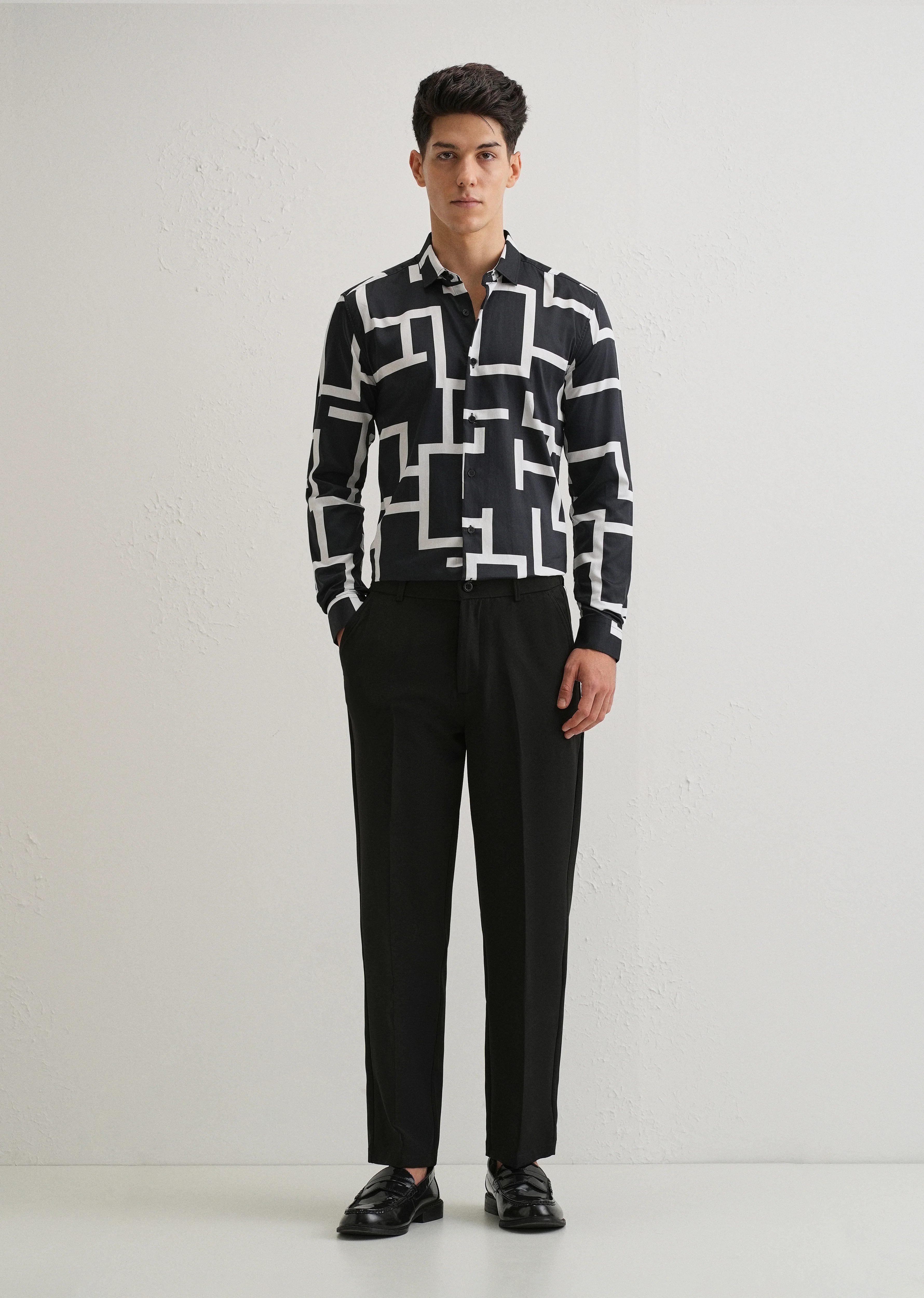 Maze Printed Shirt - Image 6