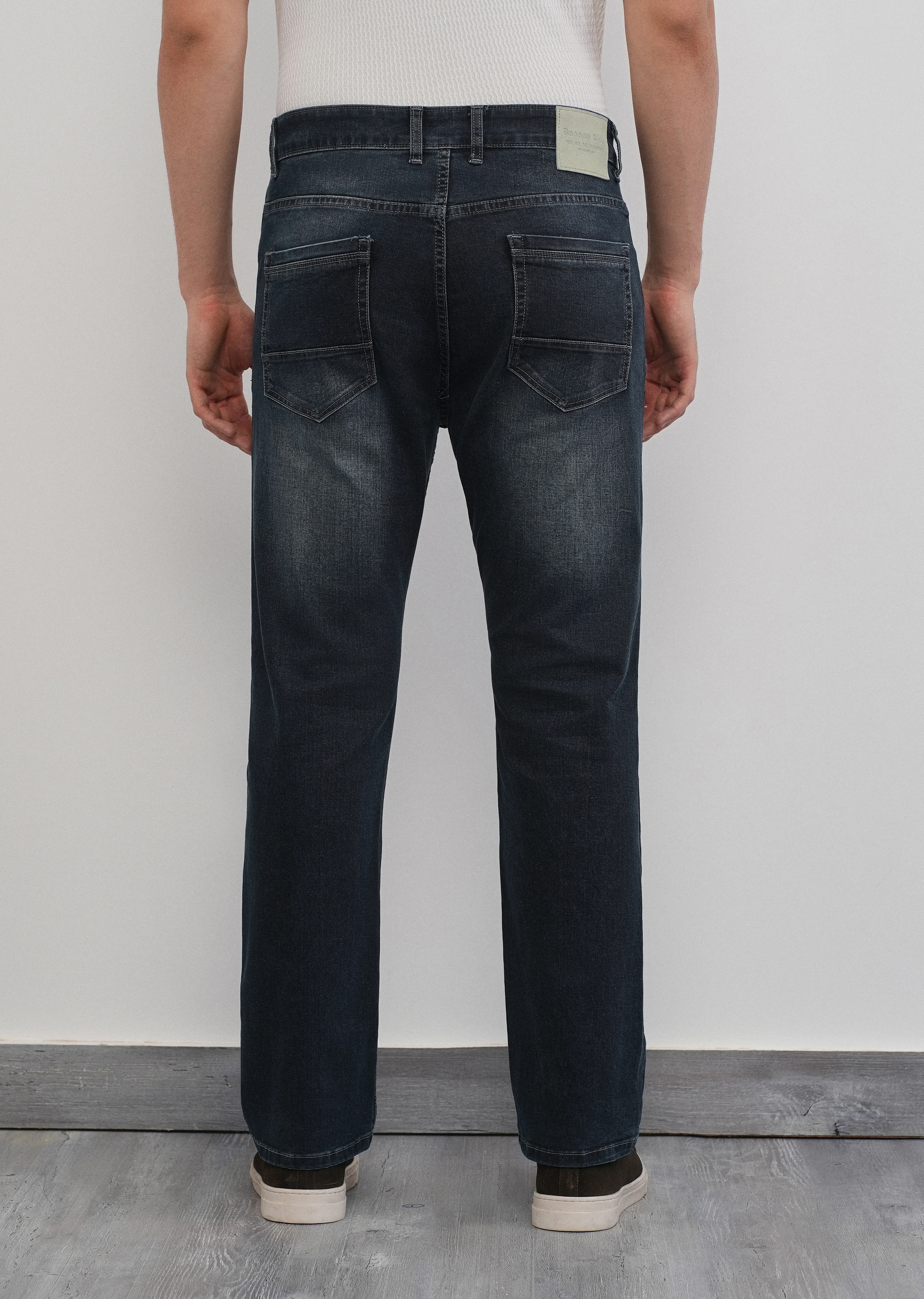 Midnight Blue Classic Straight Fit Jeans - Image 2