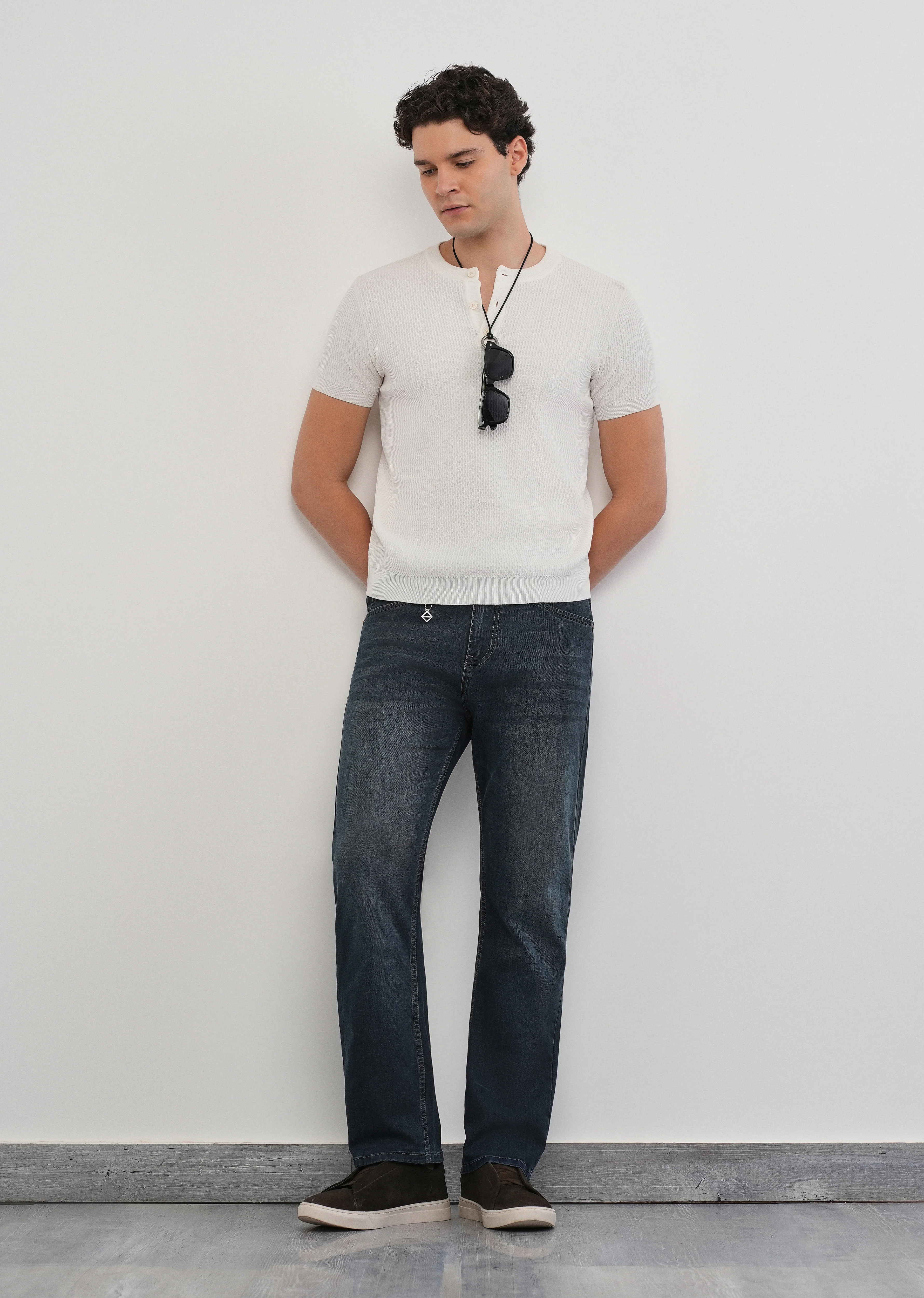 Midnight Blue Classic Straight Fit Jeans - Image 6