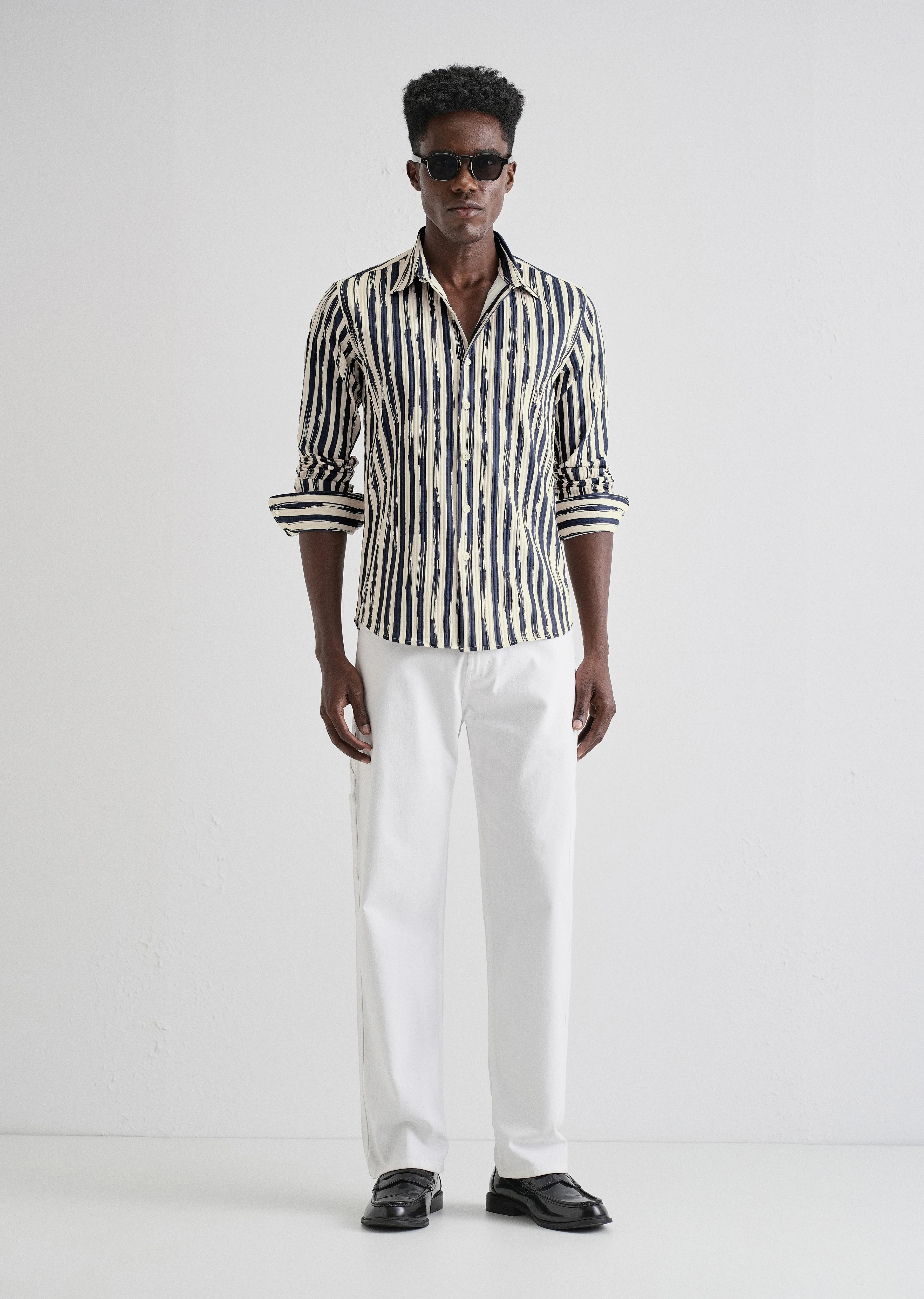 Midnight Stroke Puff Shirt - Image 6