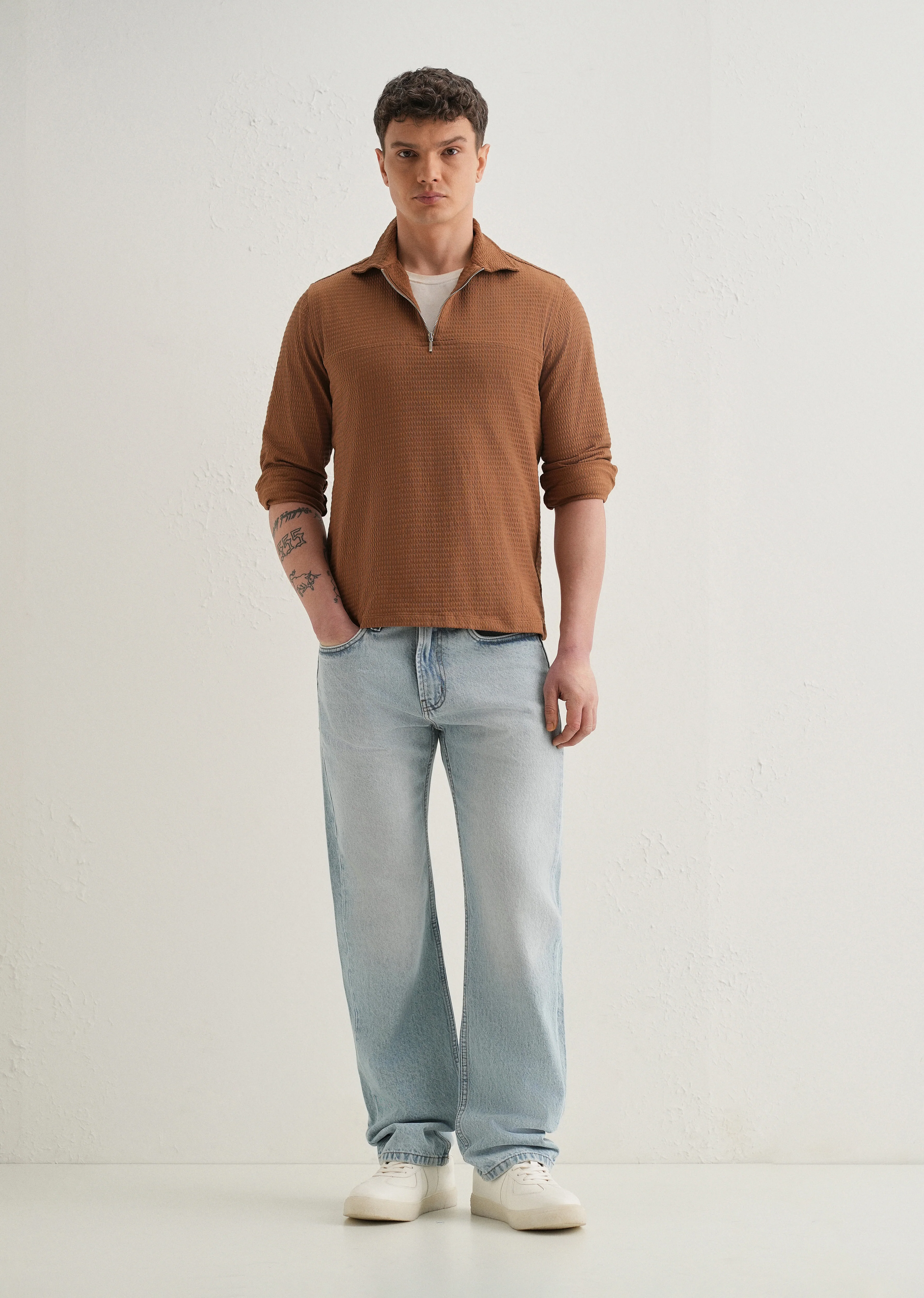 Mist Blue Straight Fit Denim - Image 6