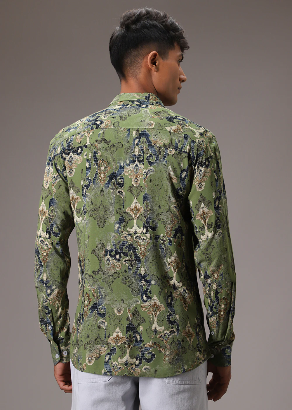 Misty Green Feather Shirt - Image 4