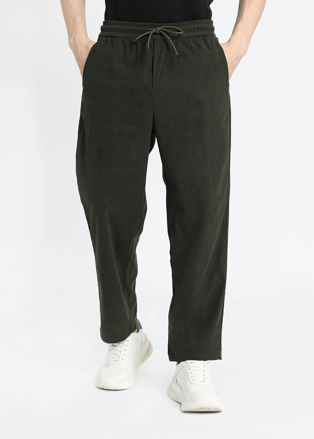 Moss Green Corduroy Pant - Image 6