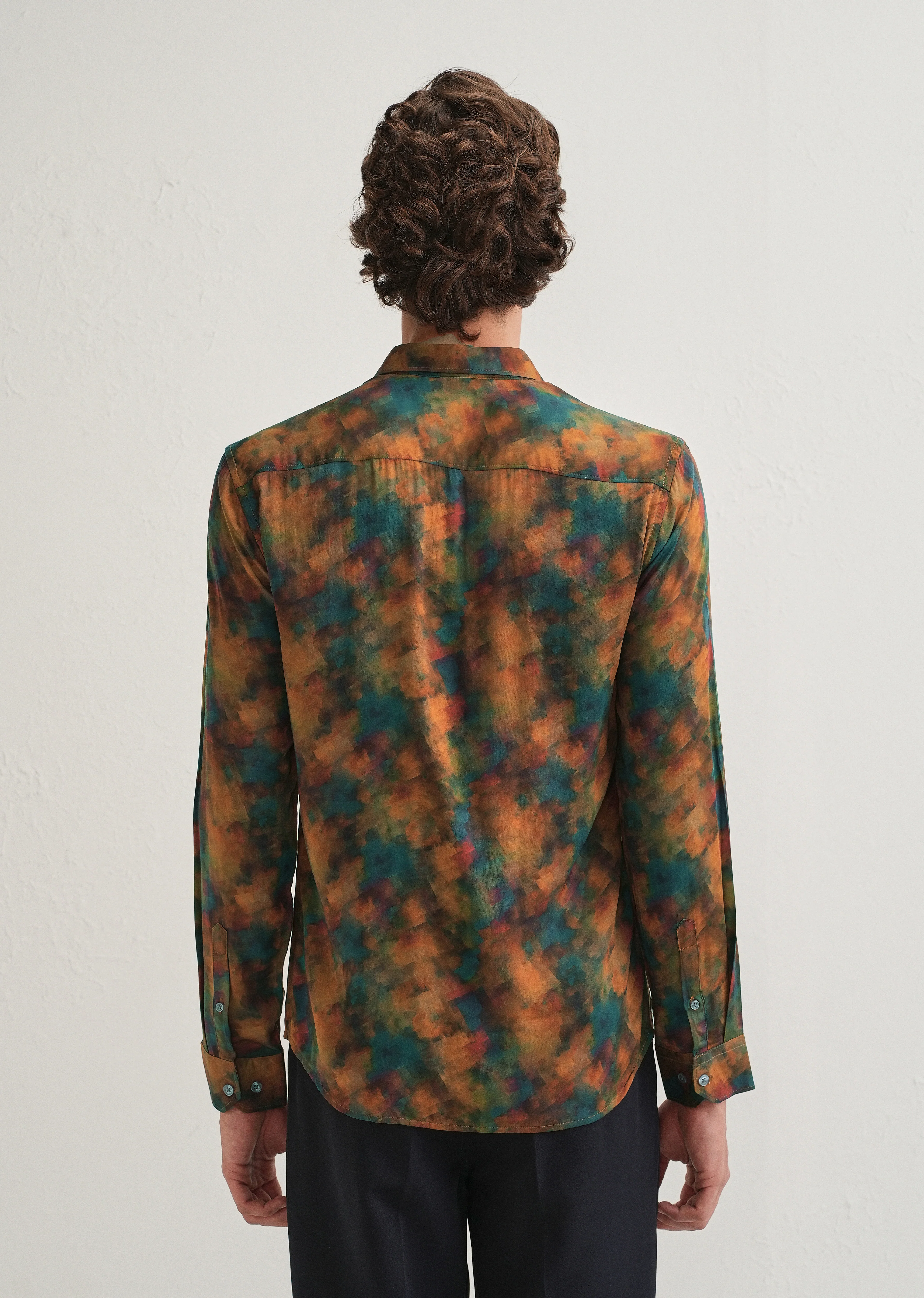 Multi Color Abstract Printed Shirt - Image 3