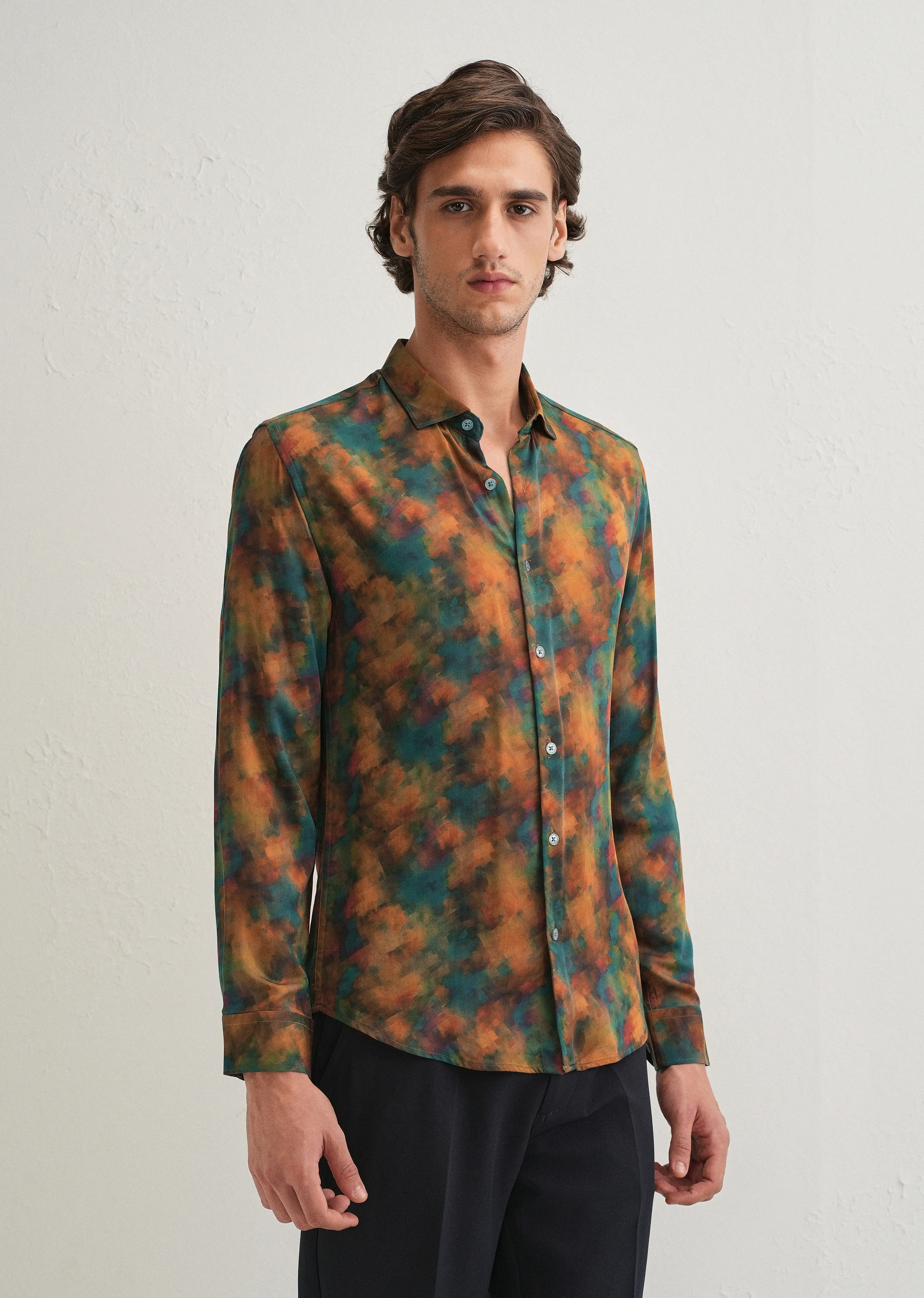 Multi Color Abstract Printed Shirt - Image 5