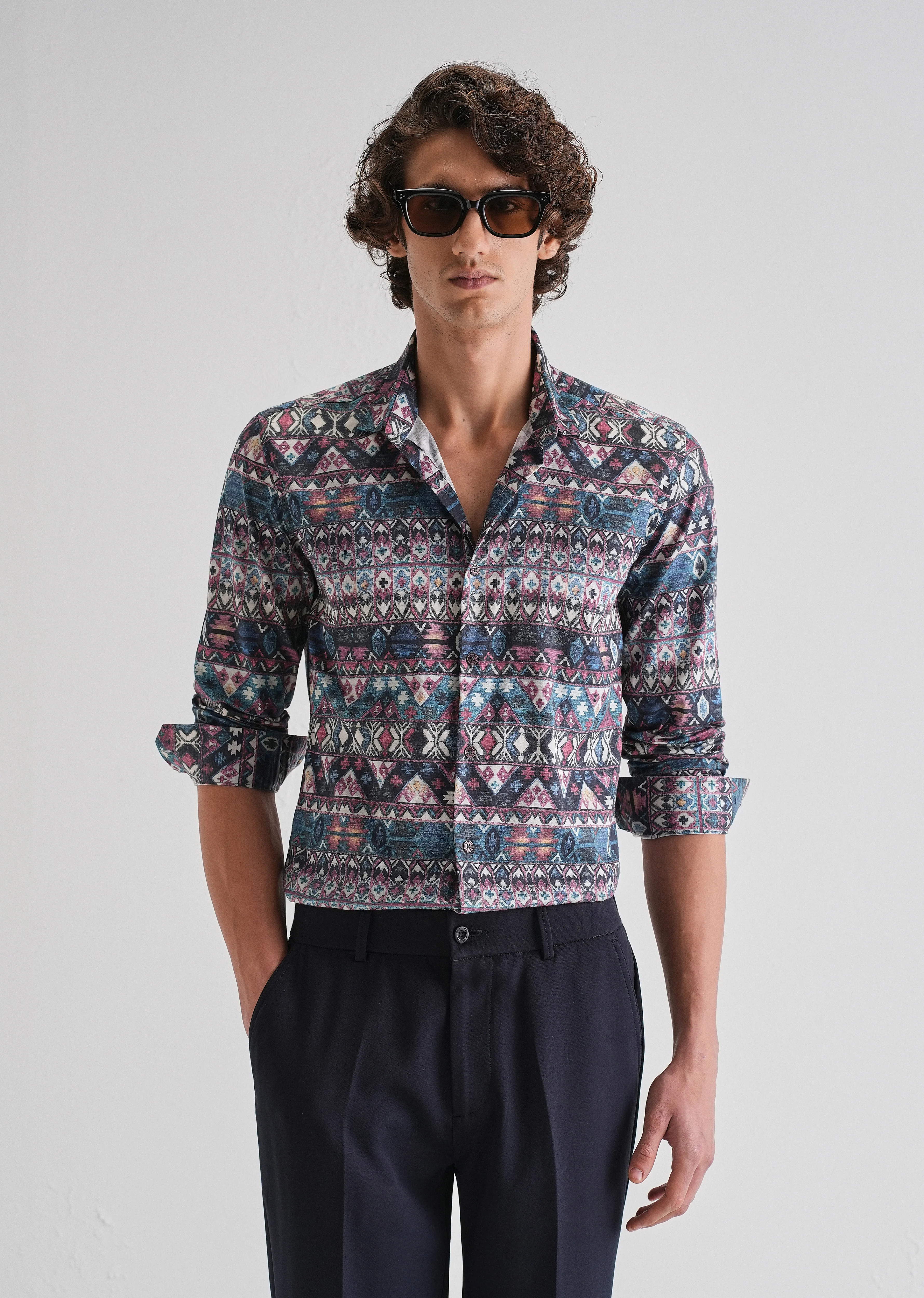 Multi Printed Full-Sleeves Shirt - Image 2