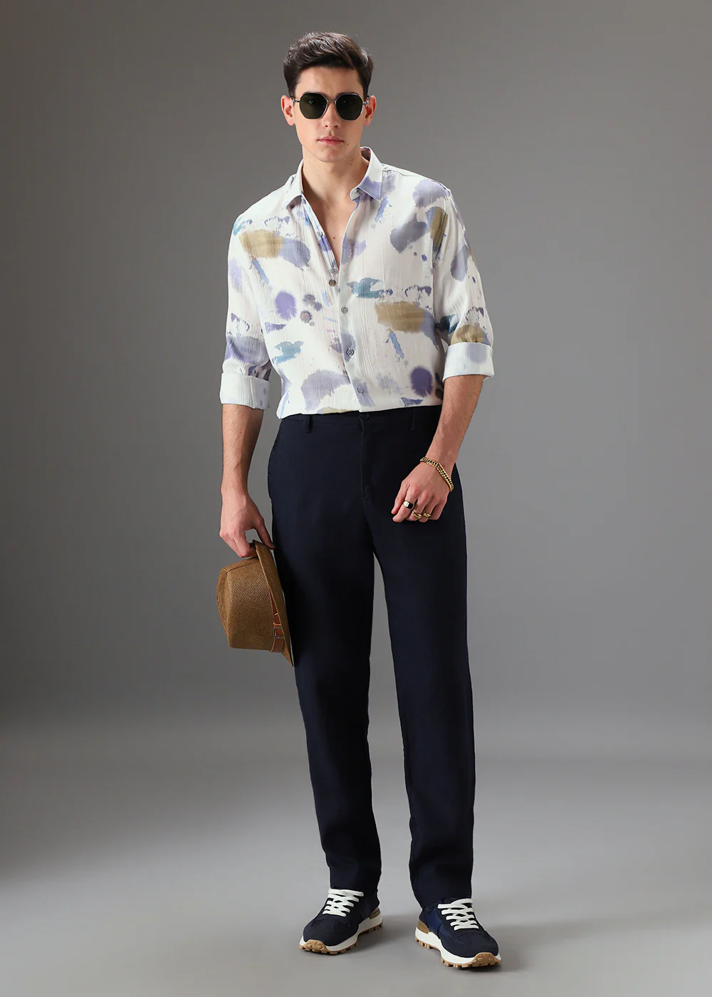 Multicolor Crushed Printed Shirt - Image 6