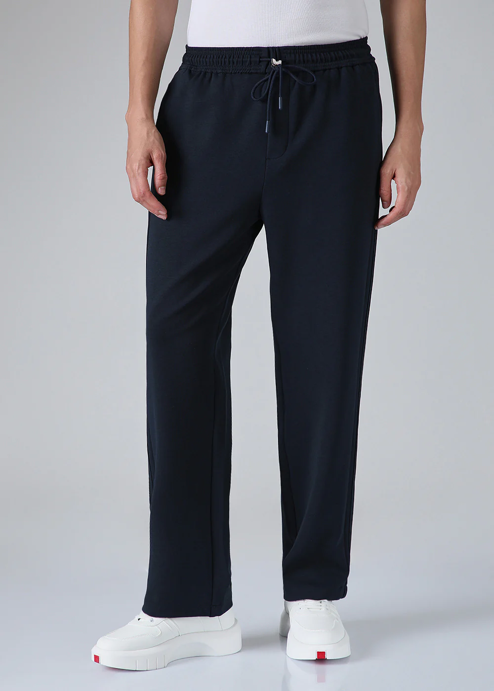 Navy Blue Drawstring Korean Pant - Image 4