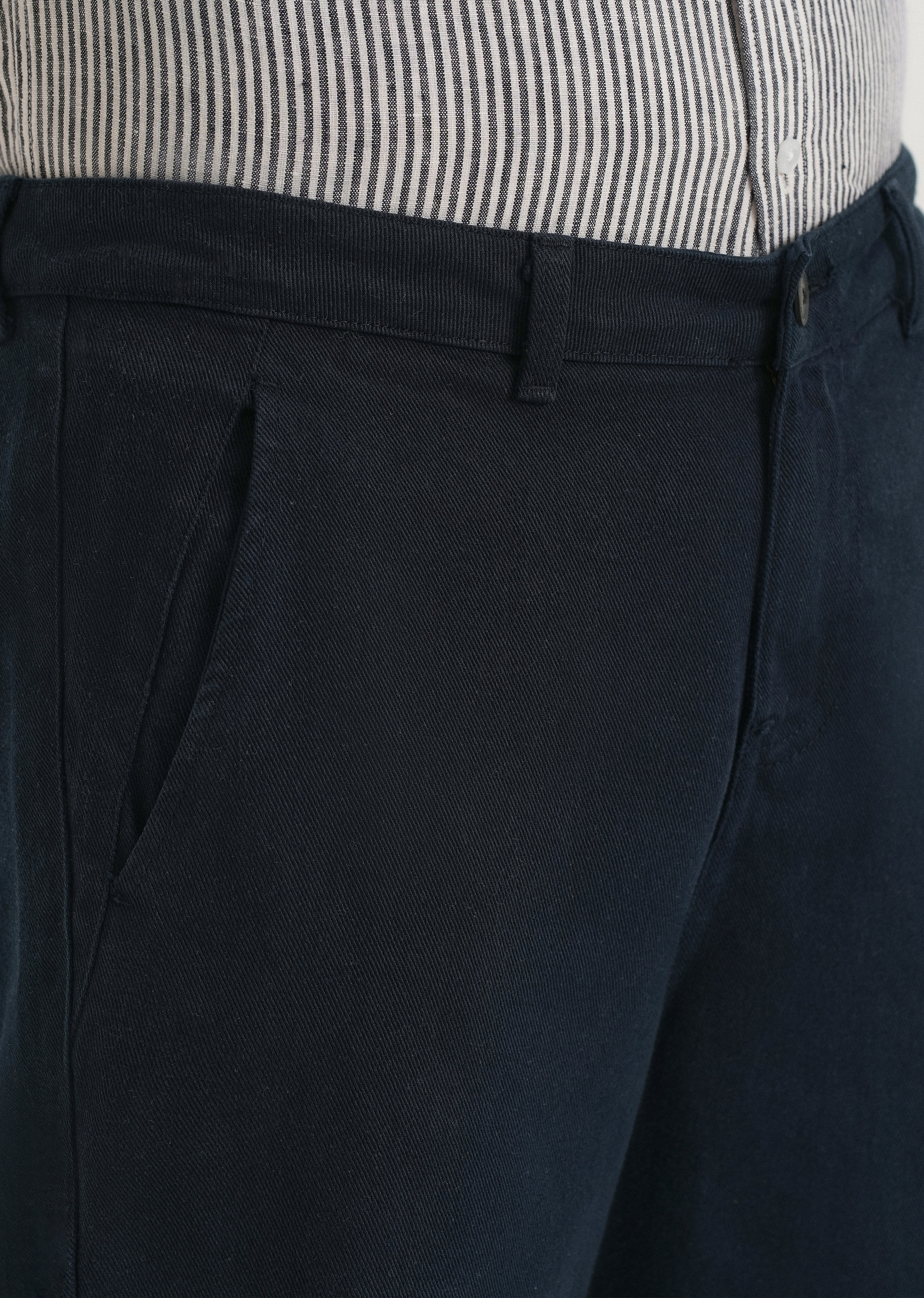 Navy Blue Drill Denim - Image 5