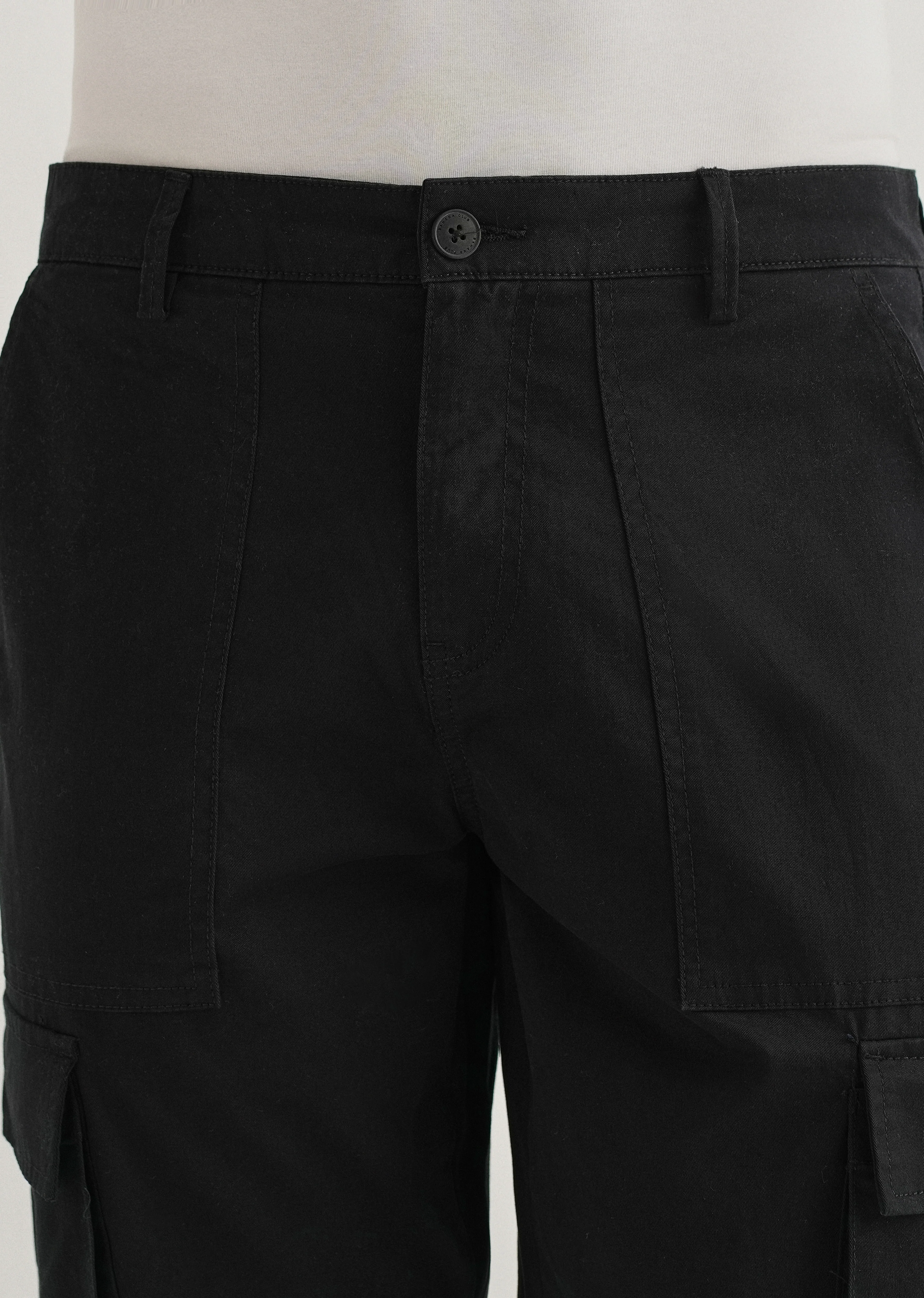 Nero Black Zipper Cargo Pant - Image 5