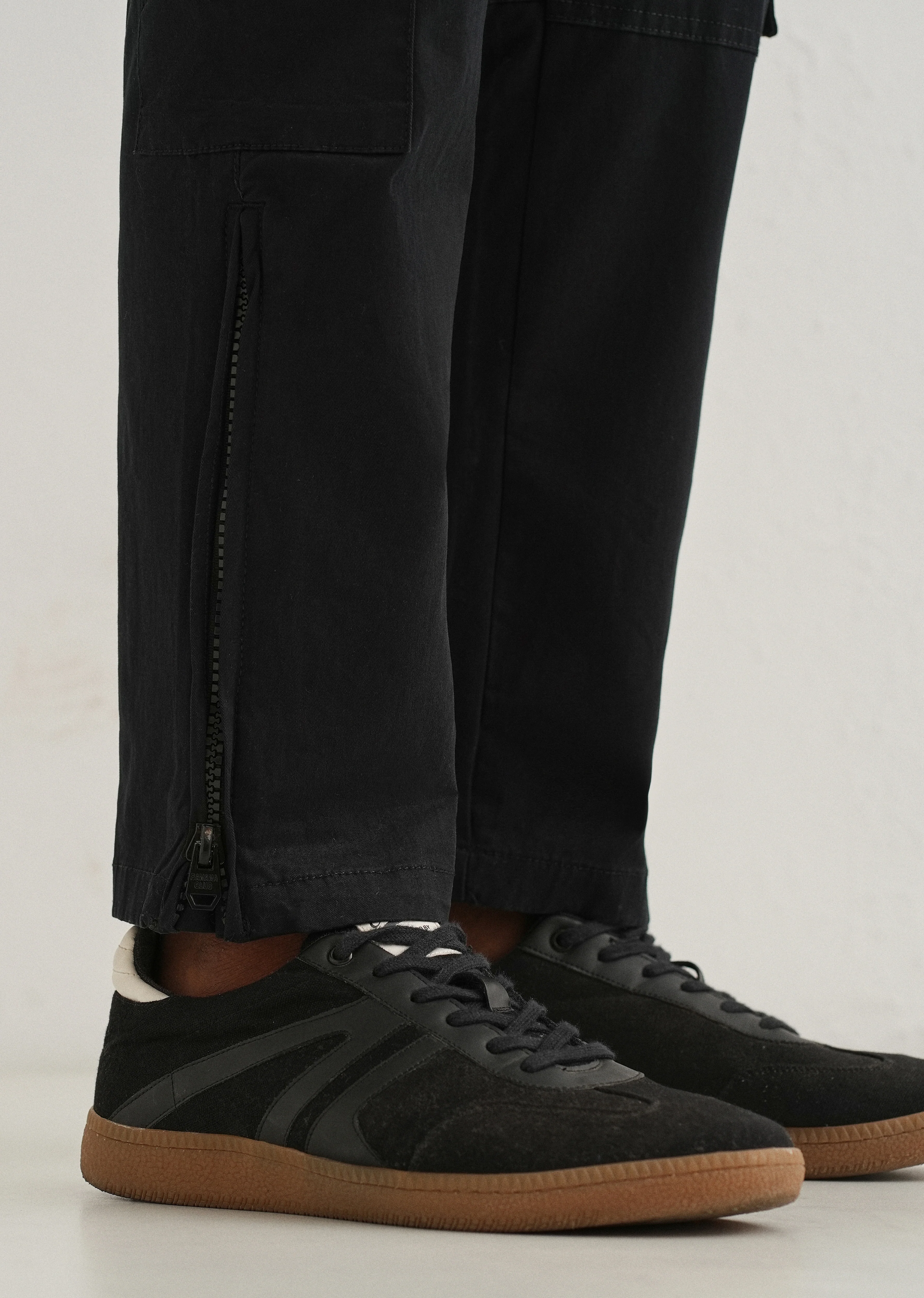 Nero Black Zipper Cargo Pant - Image 6
