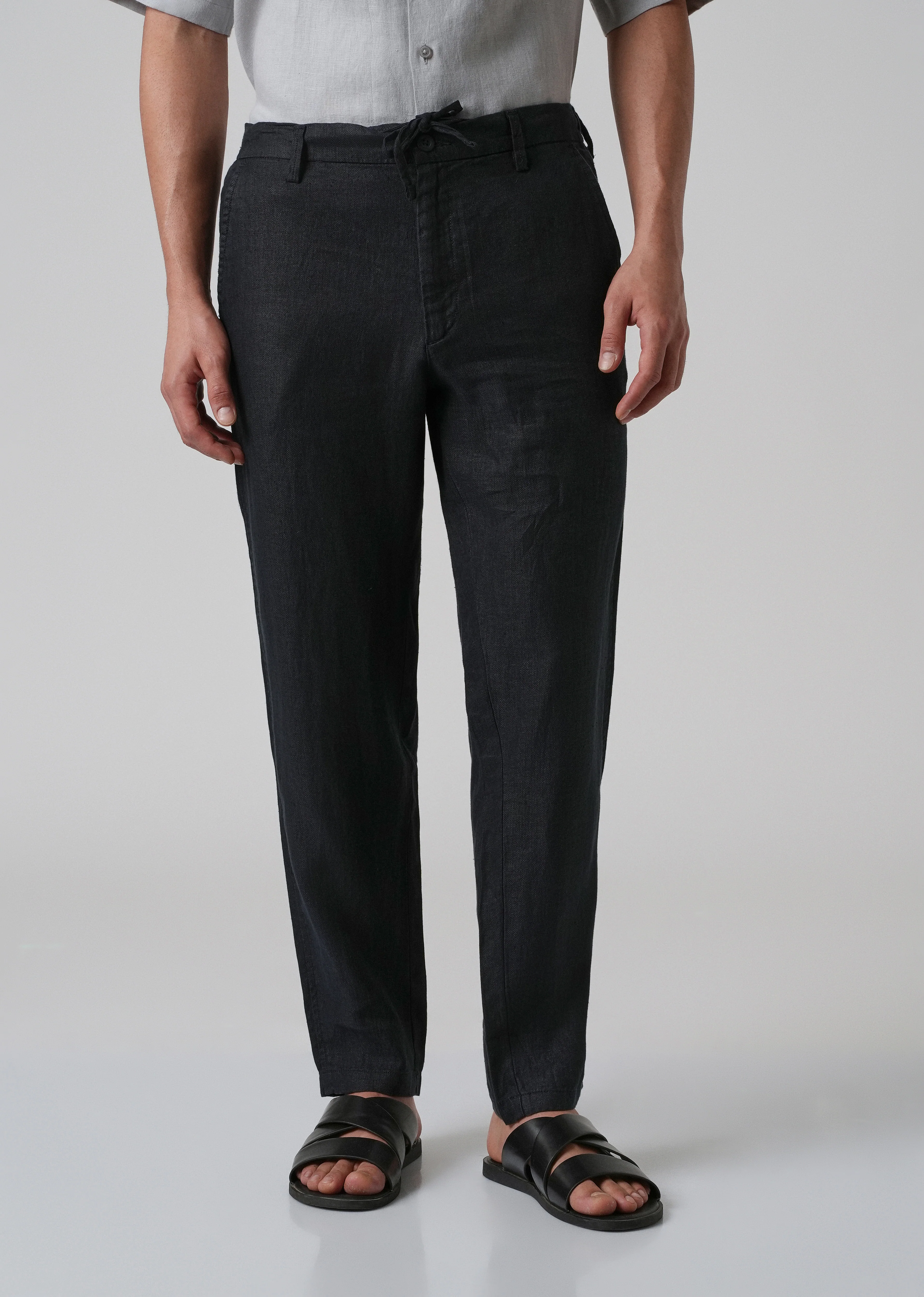 Night Blue Linen Pant - Image 3