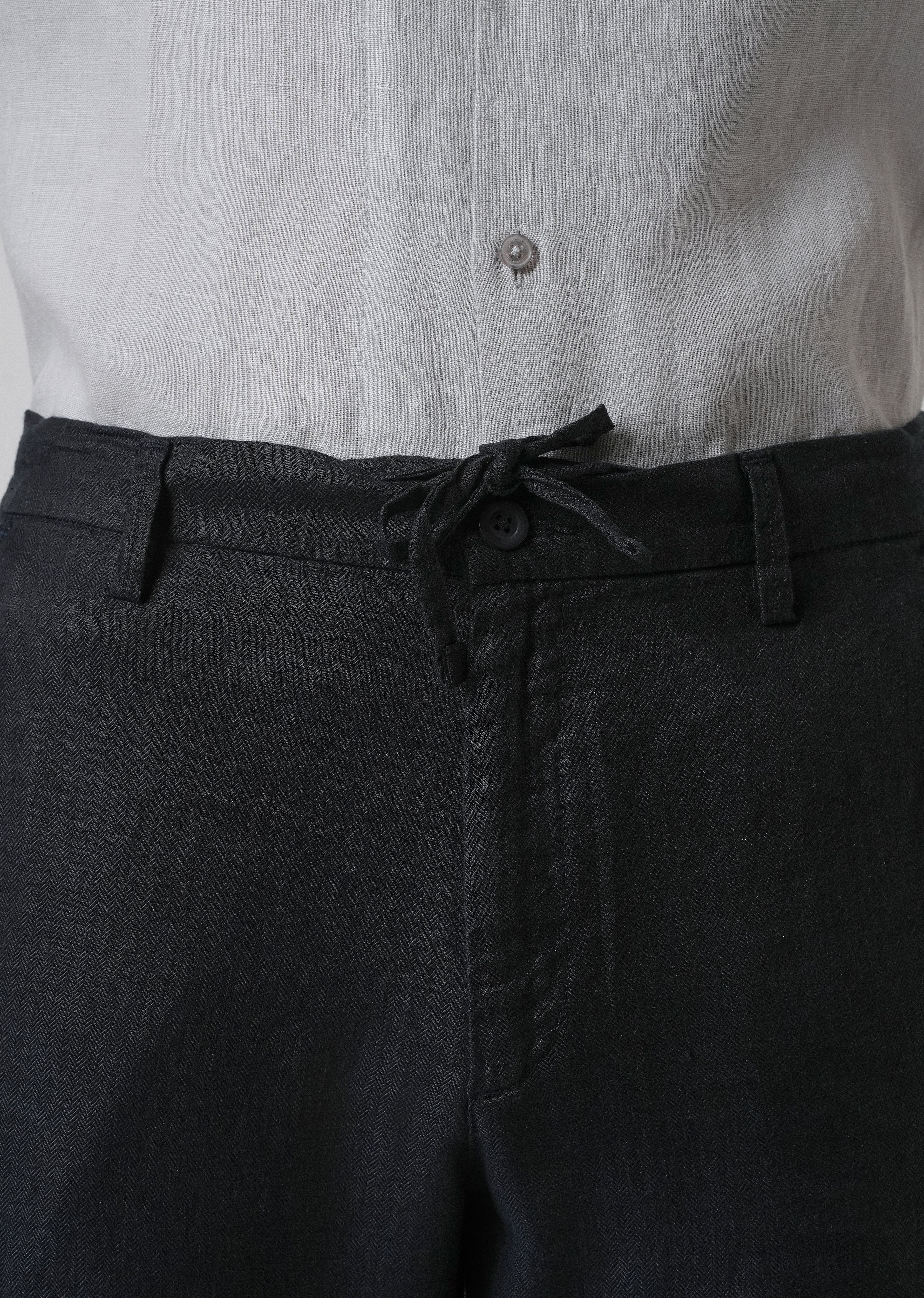 Night Blue Linen Pant - Image 5