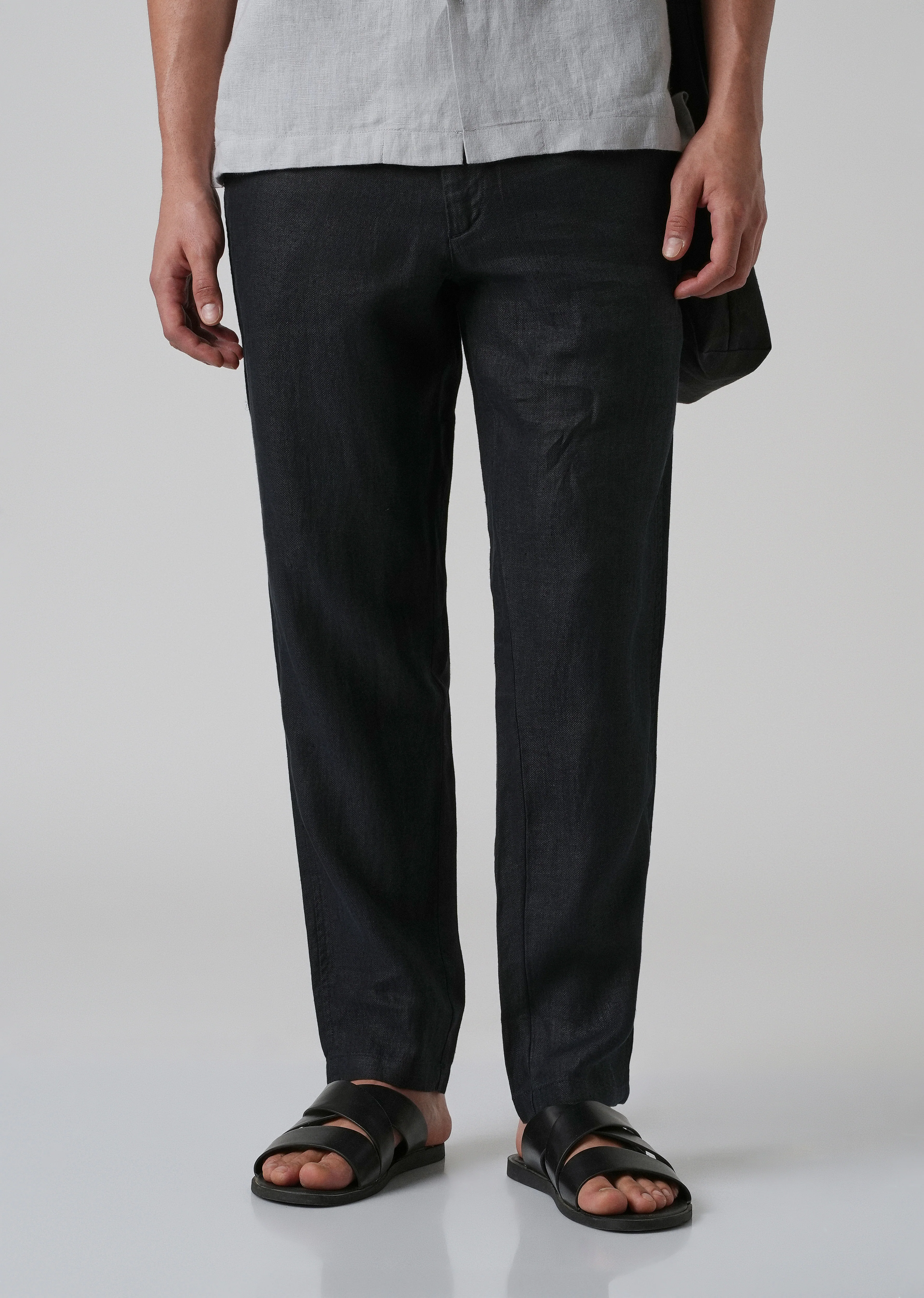 Night Blue Linen Pant - Image 7