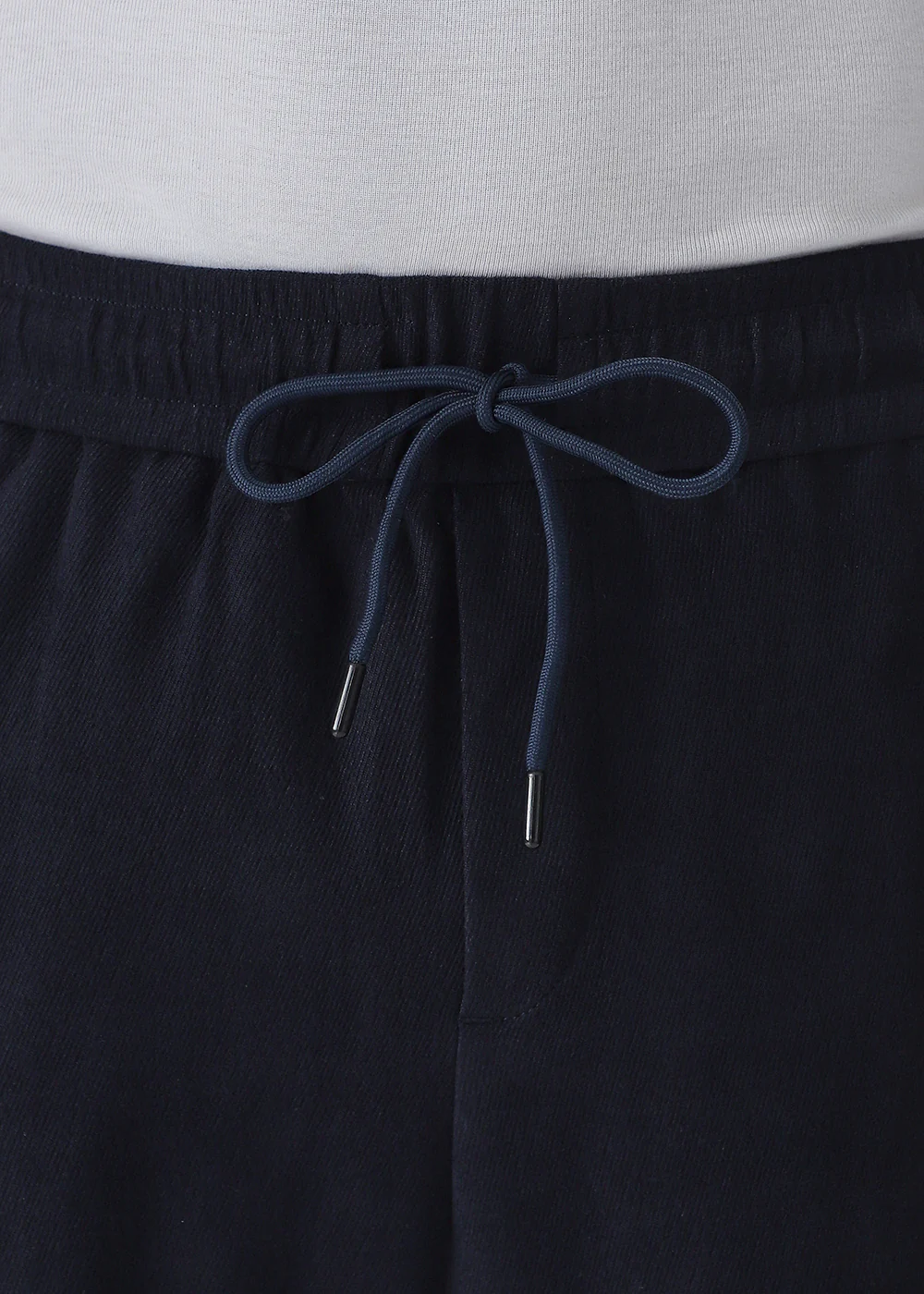 Night Sky Blue Thin-Corduroy Trousers - Image 5