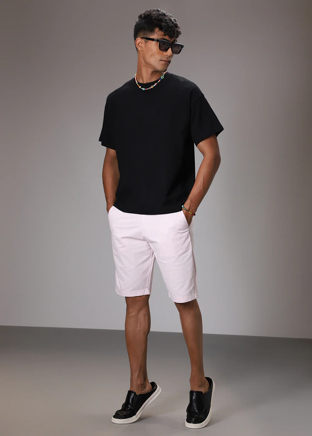 Noir Black Patterned T-shirt - Image 8