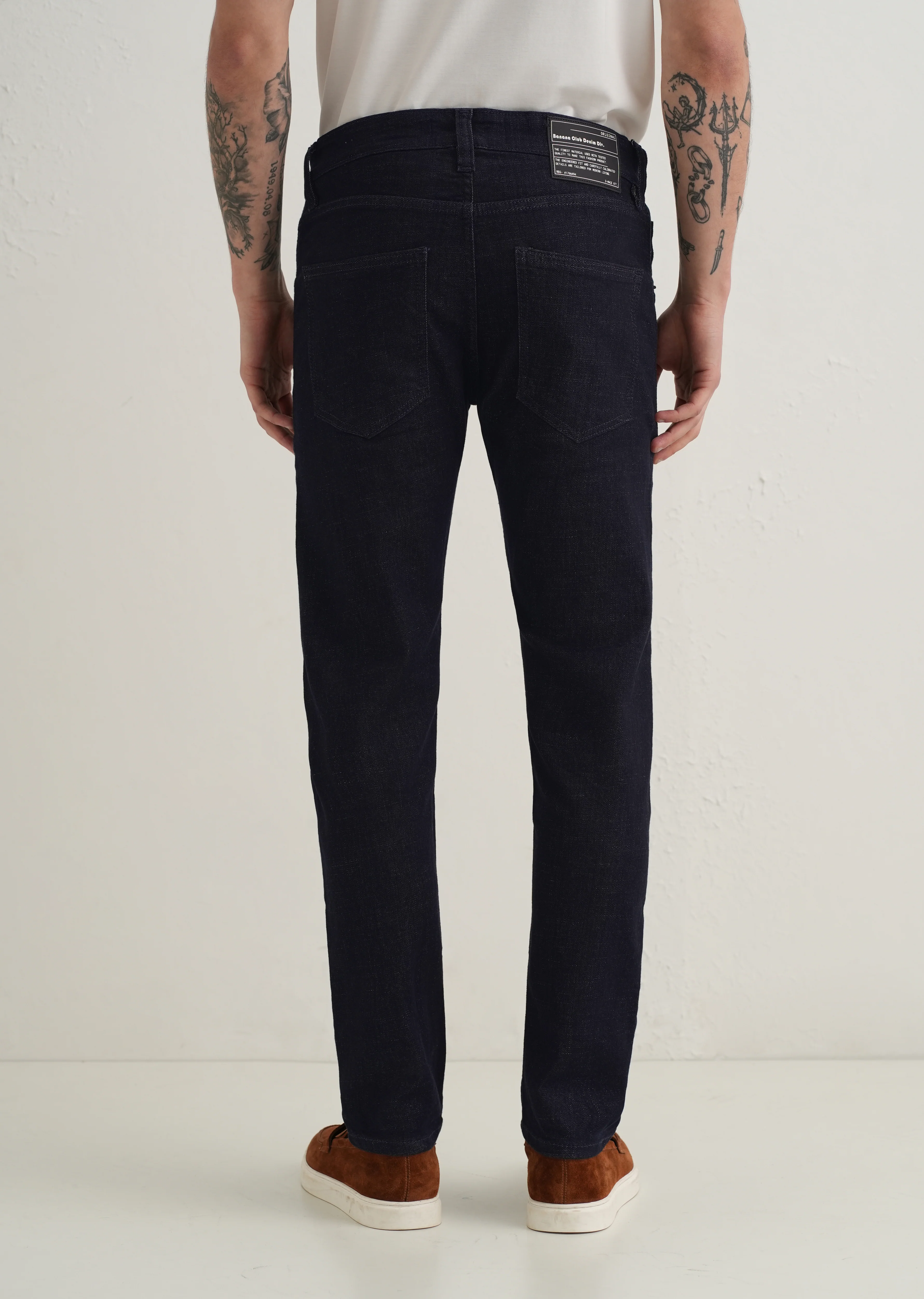 Noir Blue Slim Fit Jeans - Image 2