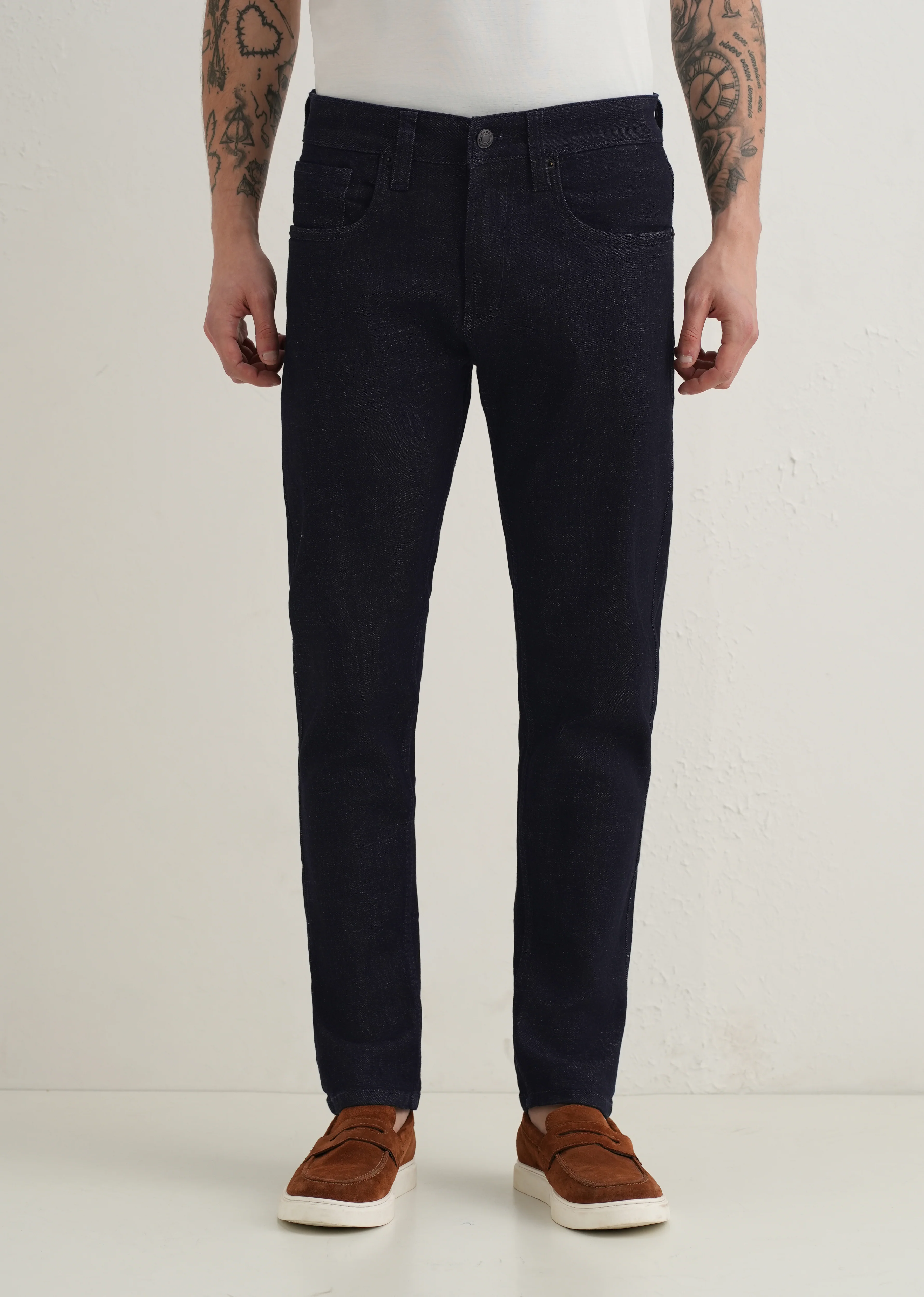 Noir Blue Slim Fit Jeans - Image 3