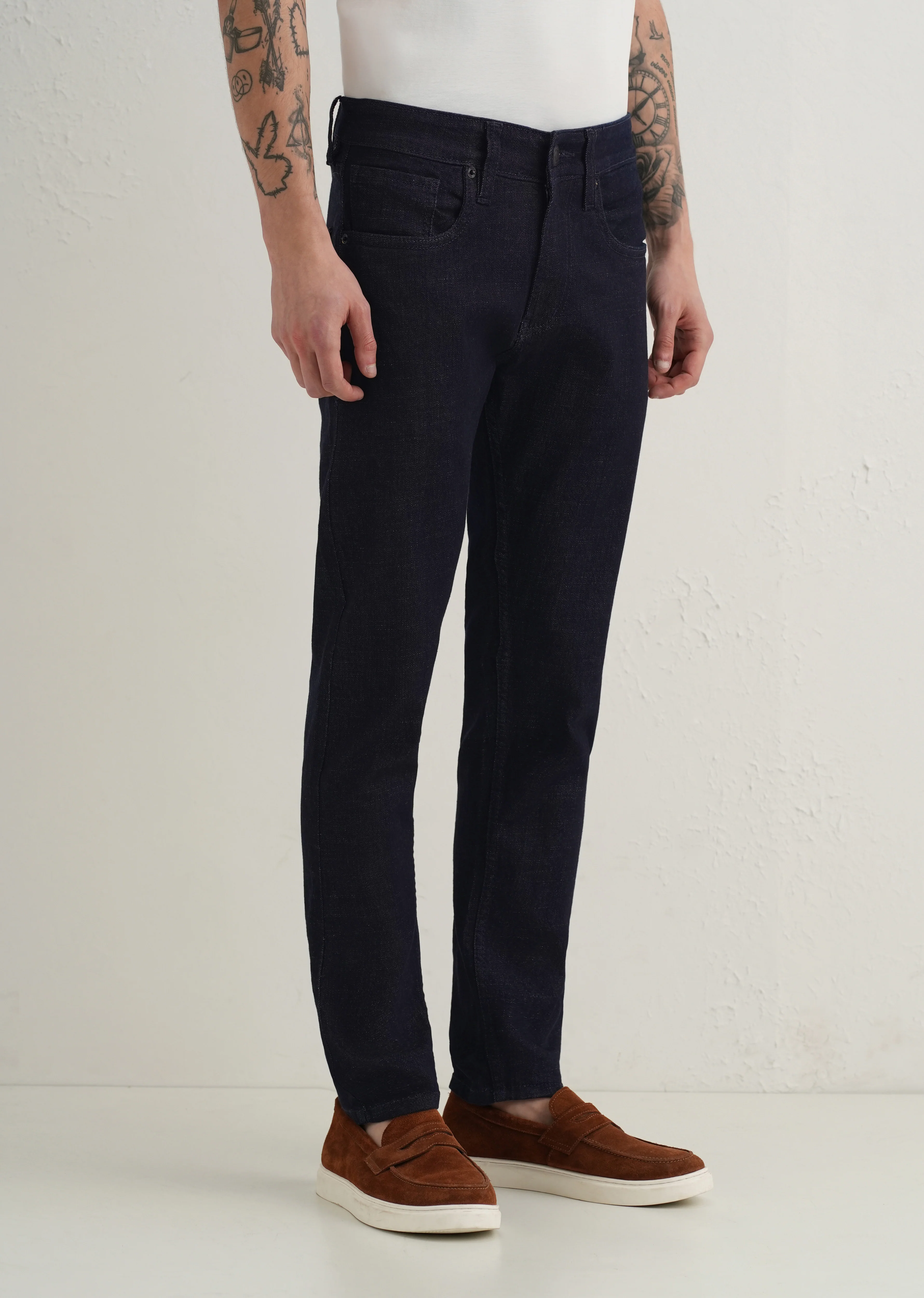 Noir Blue Slim Fit Jeans - Image 4