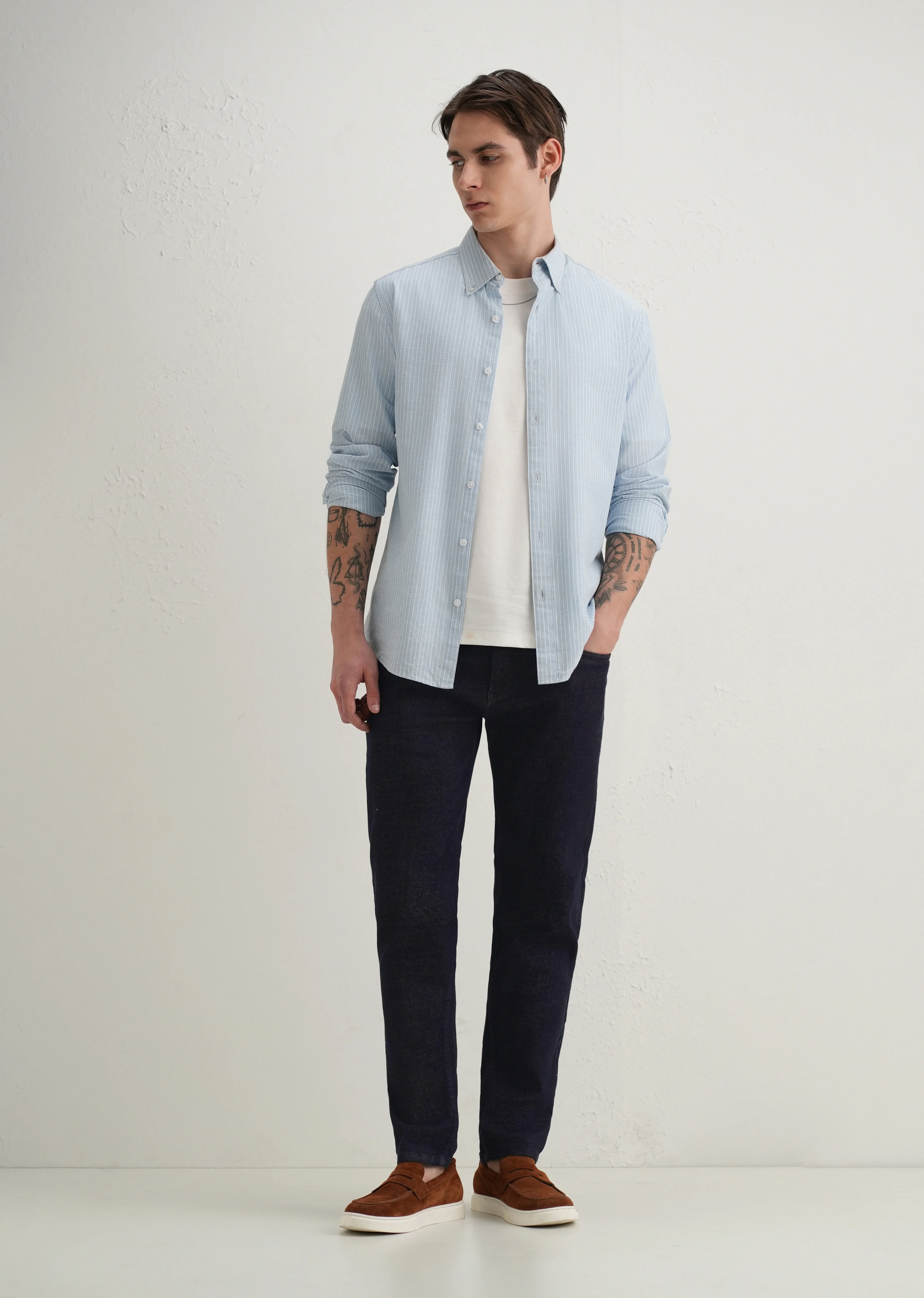 Noir Blue Slim Fit Jeans - Image 6