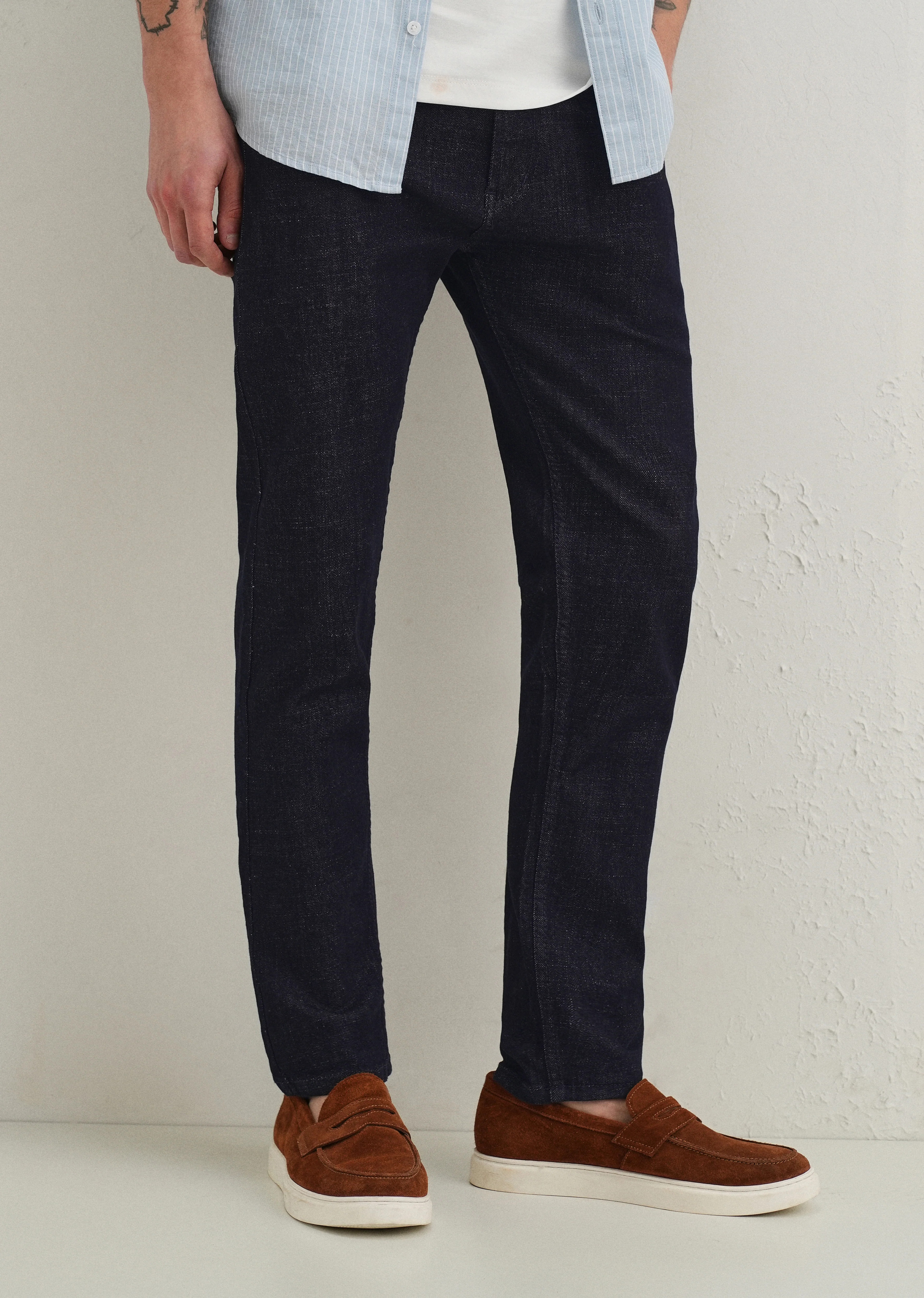 Noir Blue Slim Fit Jeans - Image 7