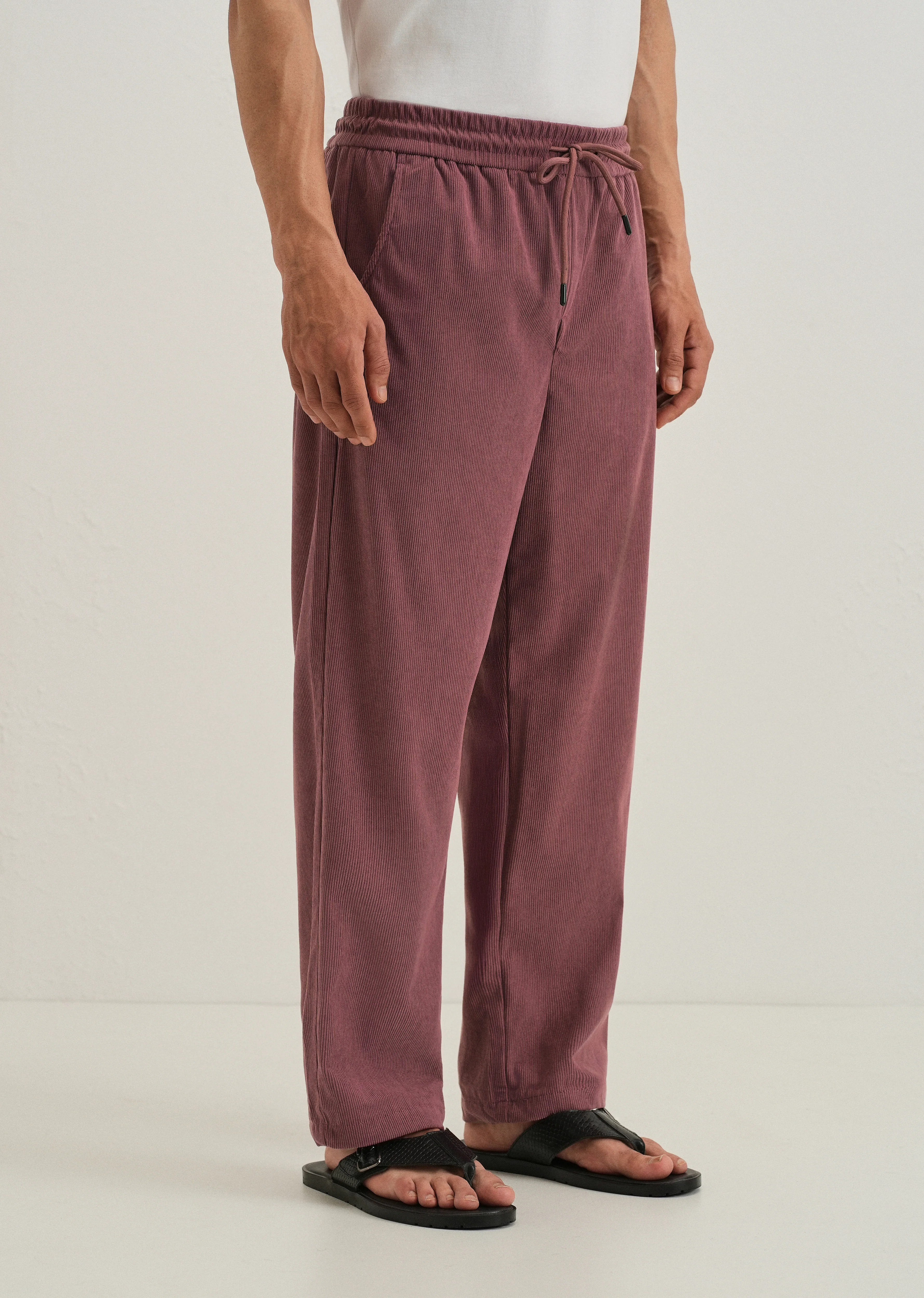Nude pink Corduroy Pant - Image 4