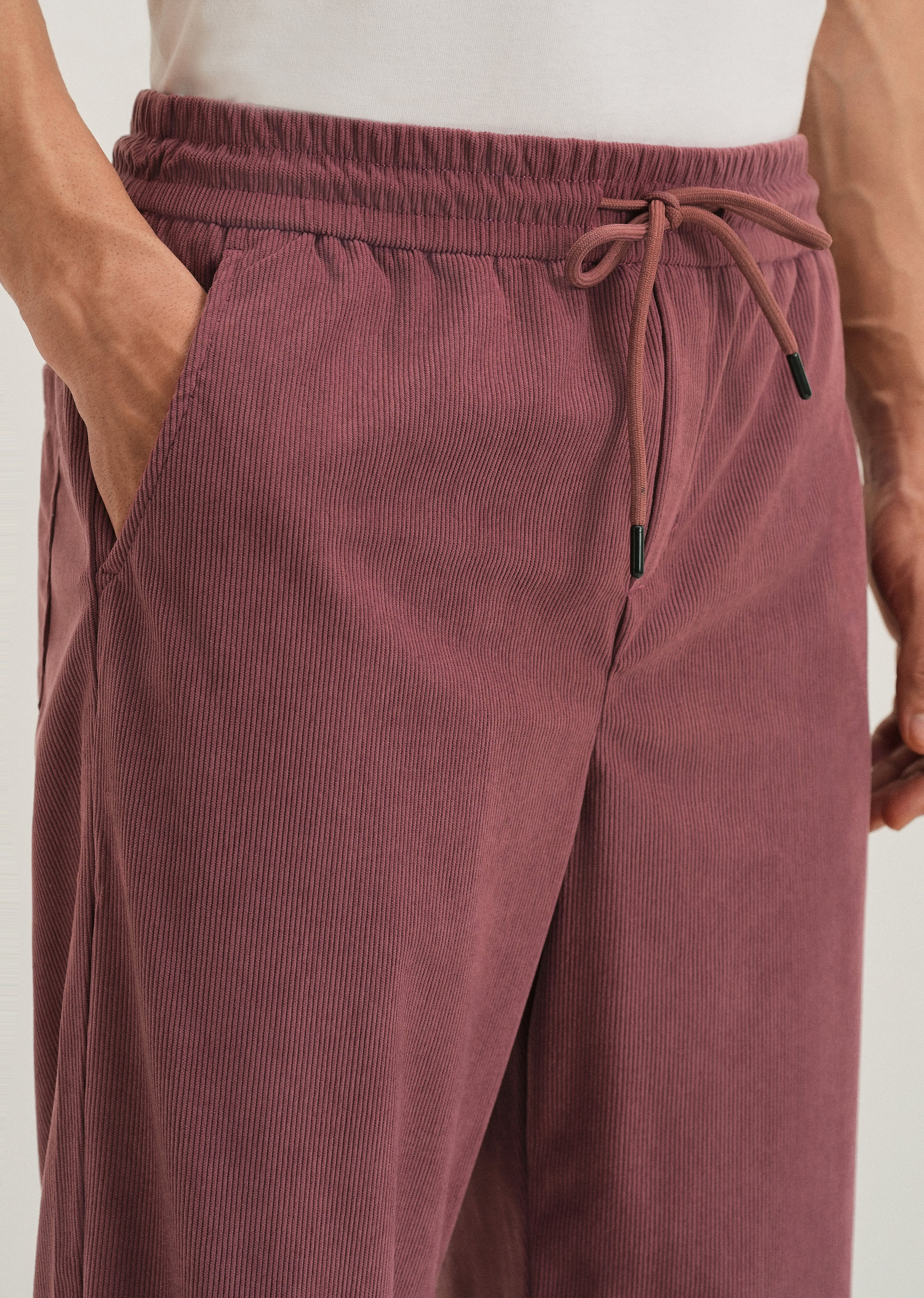 Nude pink Corduroy Pant - Image 5