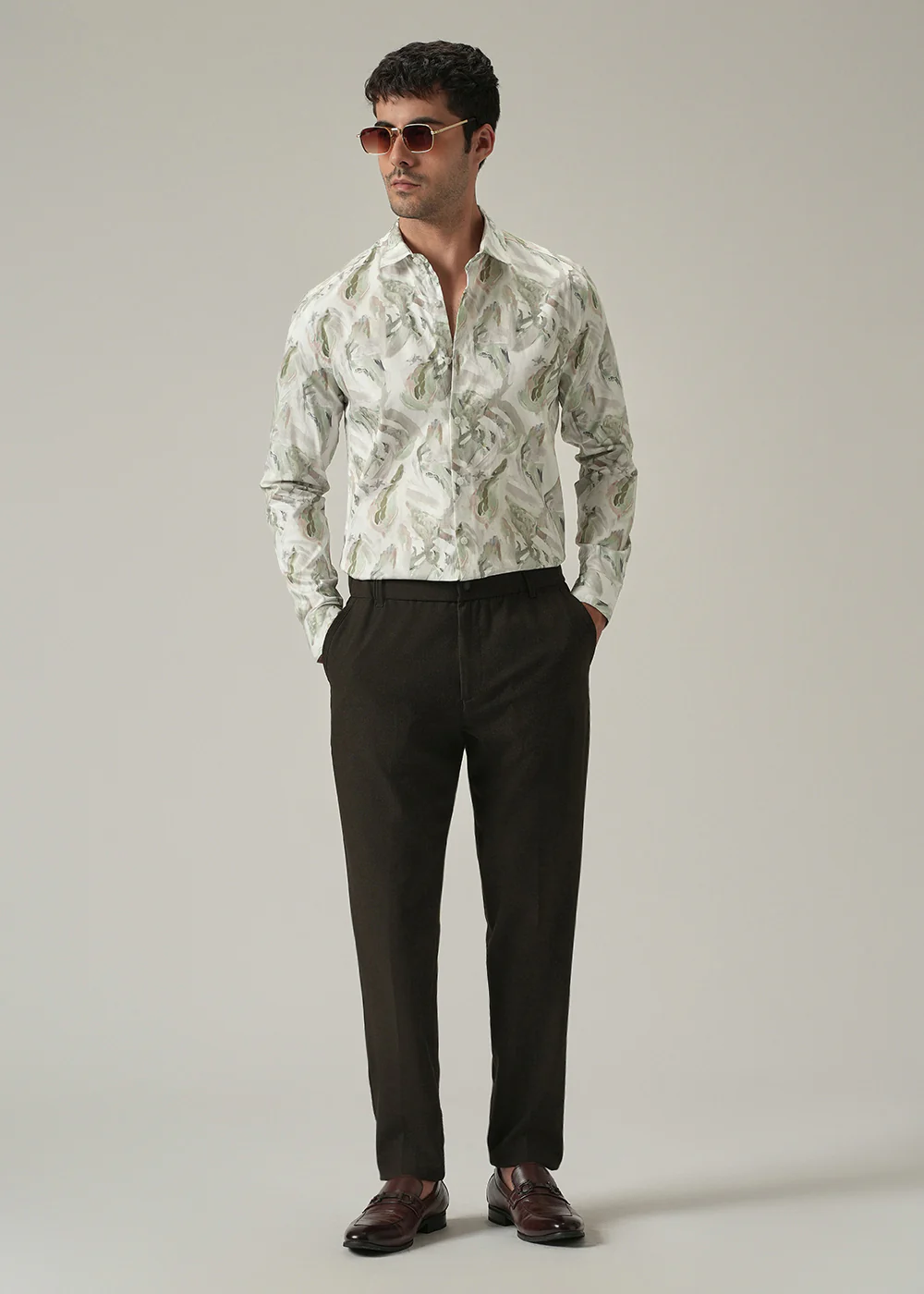 Off-White Brushstroke Print Shirt - Image 6
