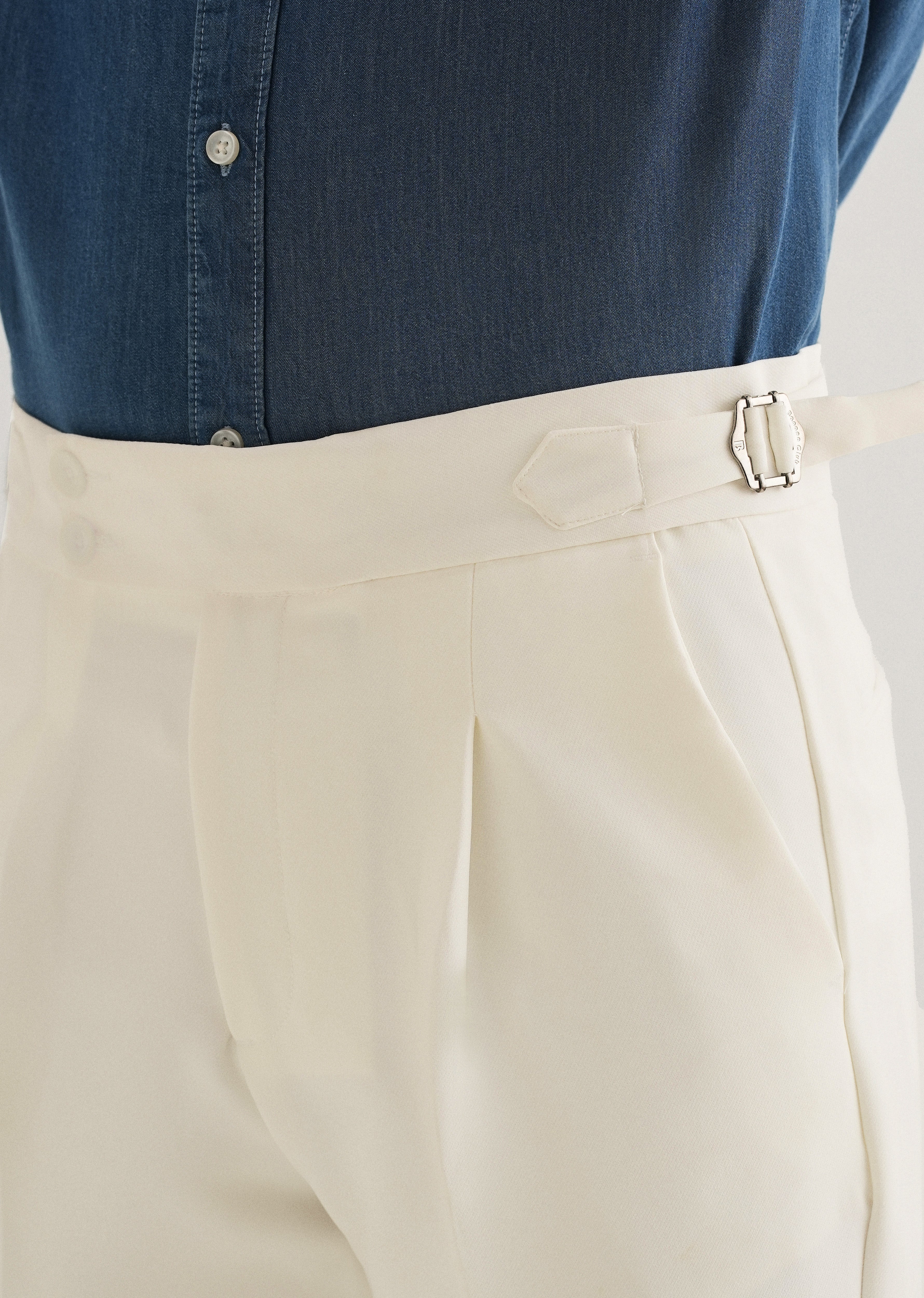 Off-White Pleated Gurkha Pant - Image 2