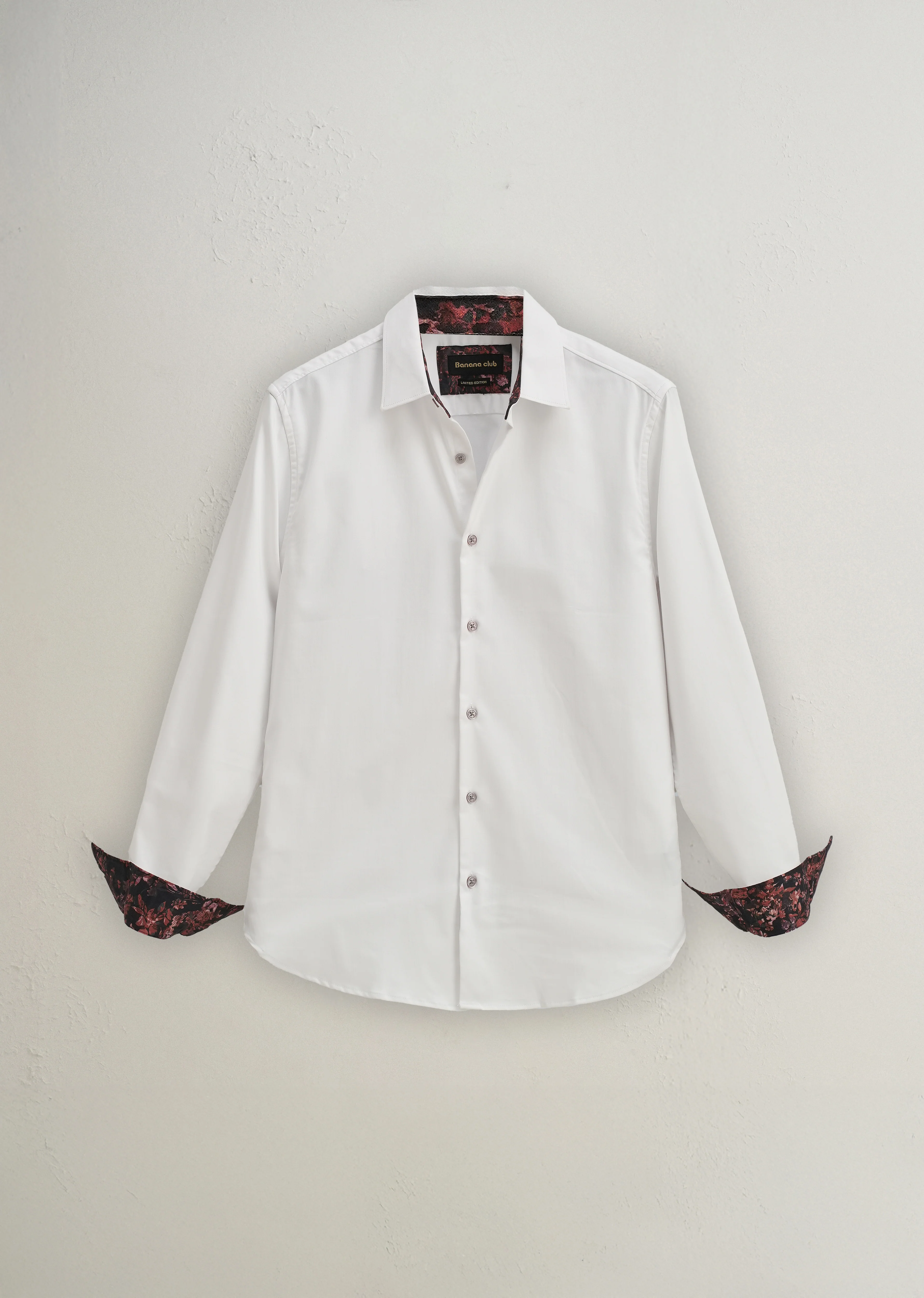 Off White Printed Cuff Shirt - Image 2