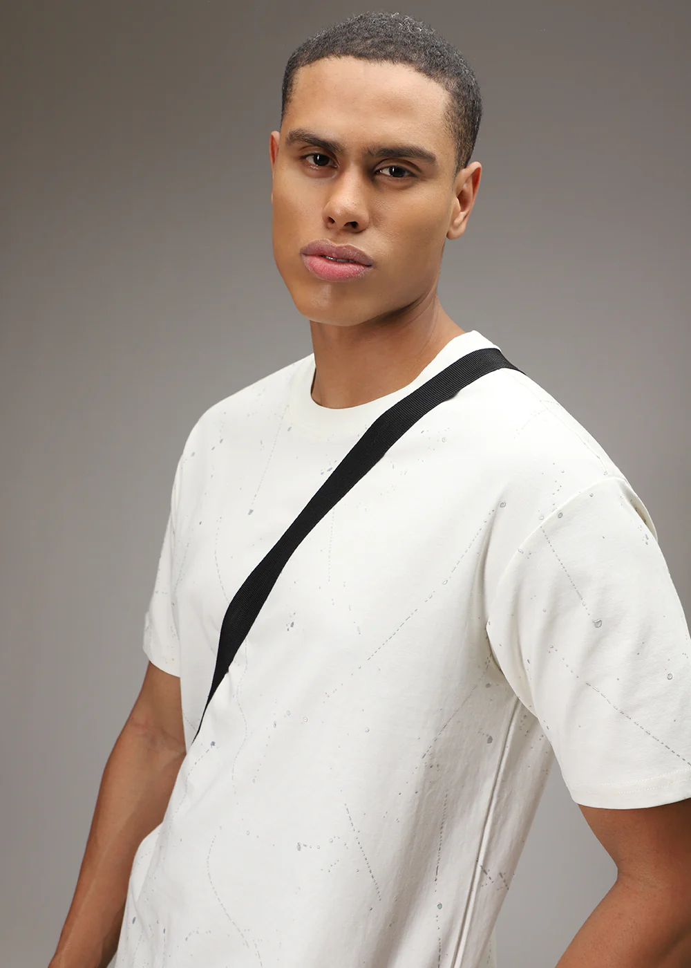 Off-White Splatter Oversized T-shirt - Image 5