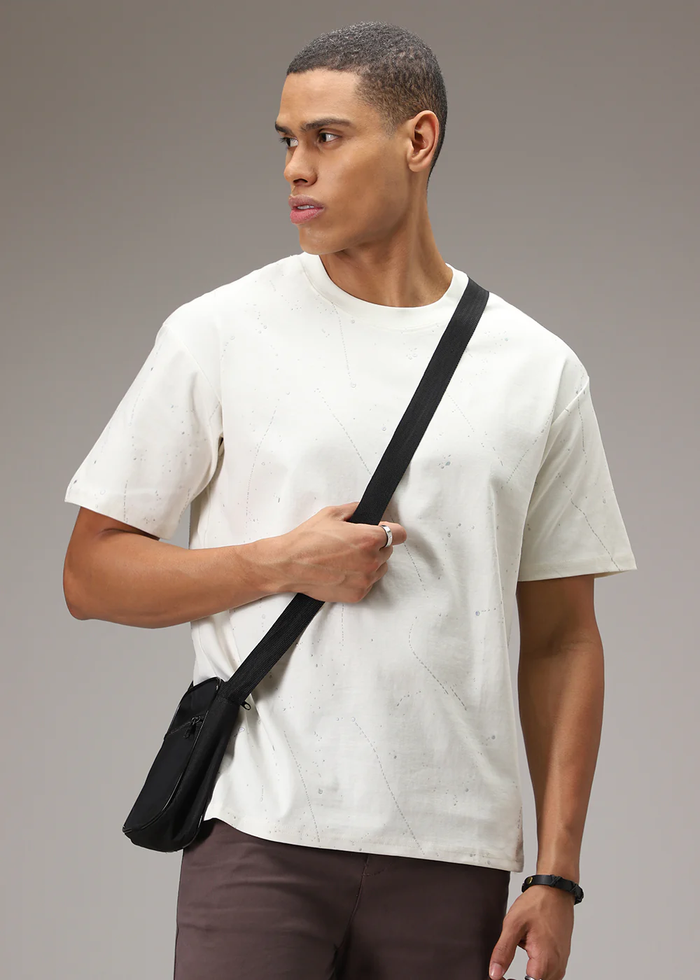 Off-White Splatter Oversized T-shirt - Image 6
