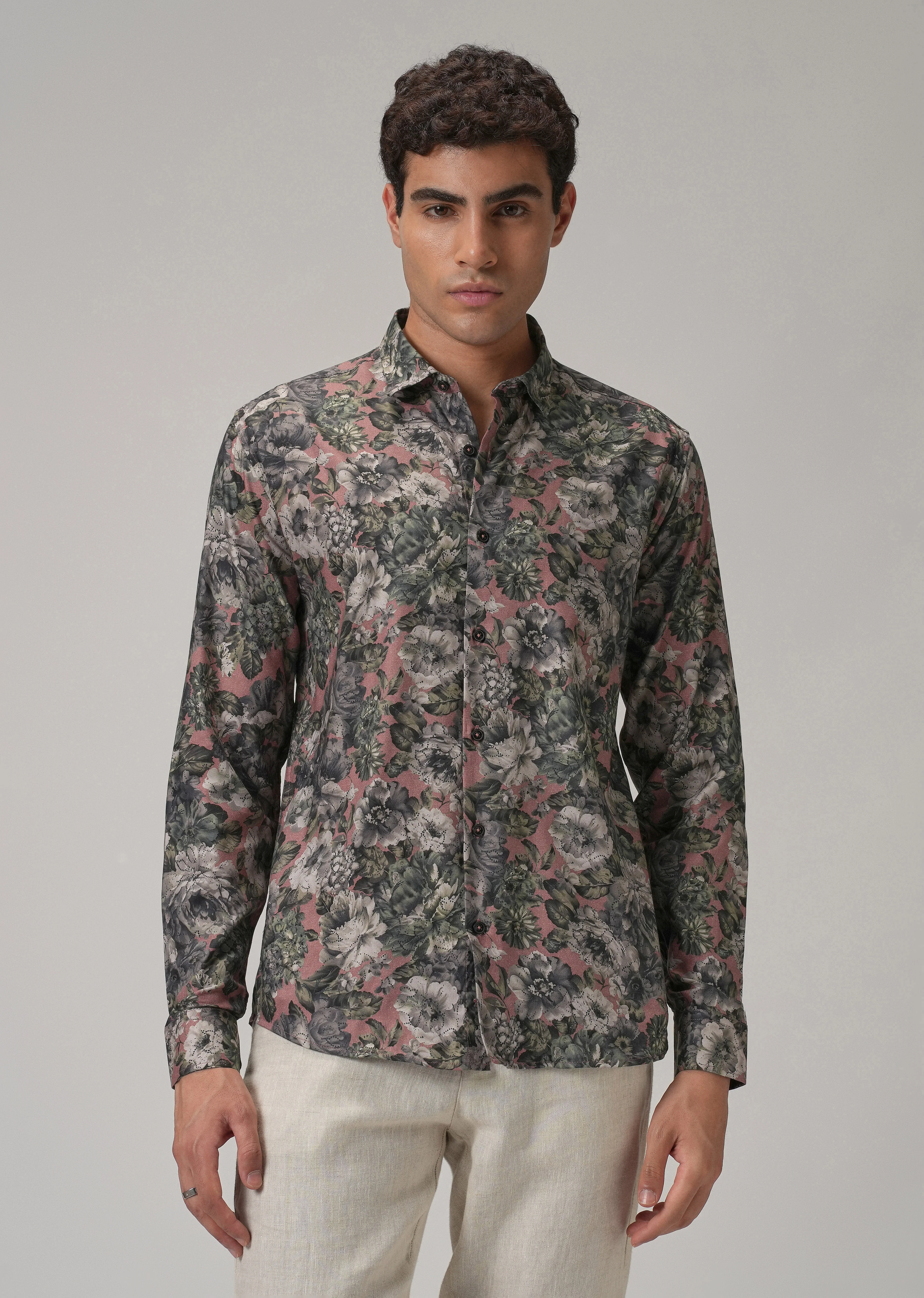 Oleander Floral Printed Shirt - Image 3