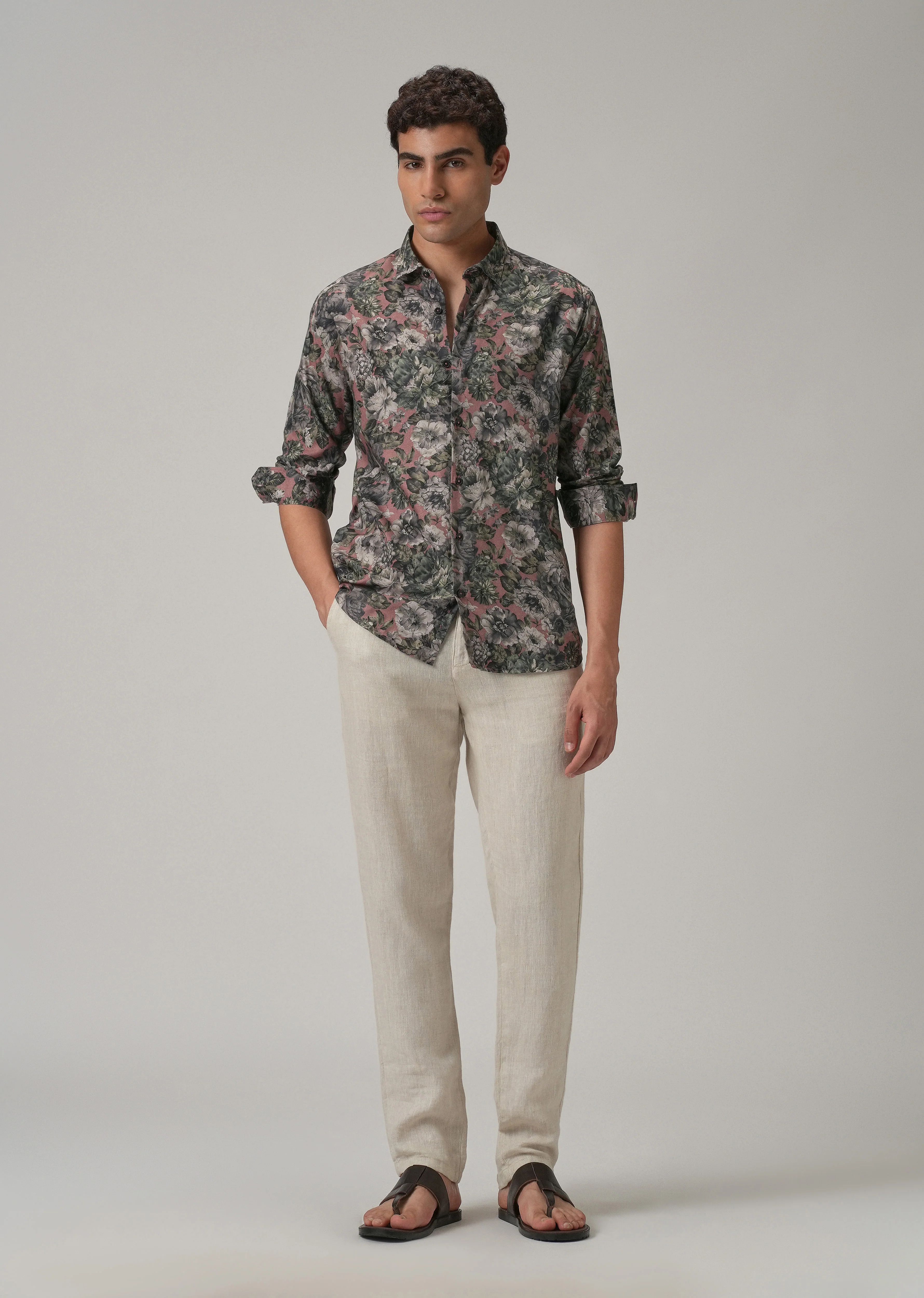 Oleander Floral Printed Shirt - Image 6