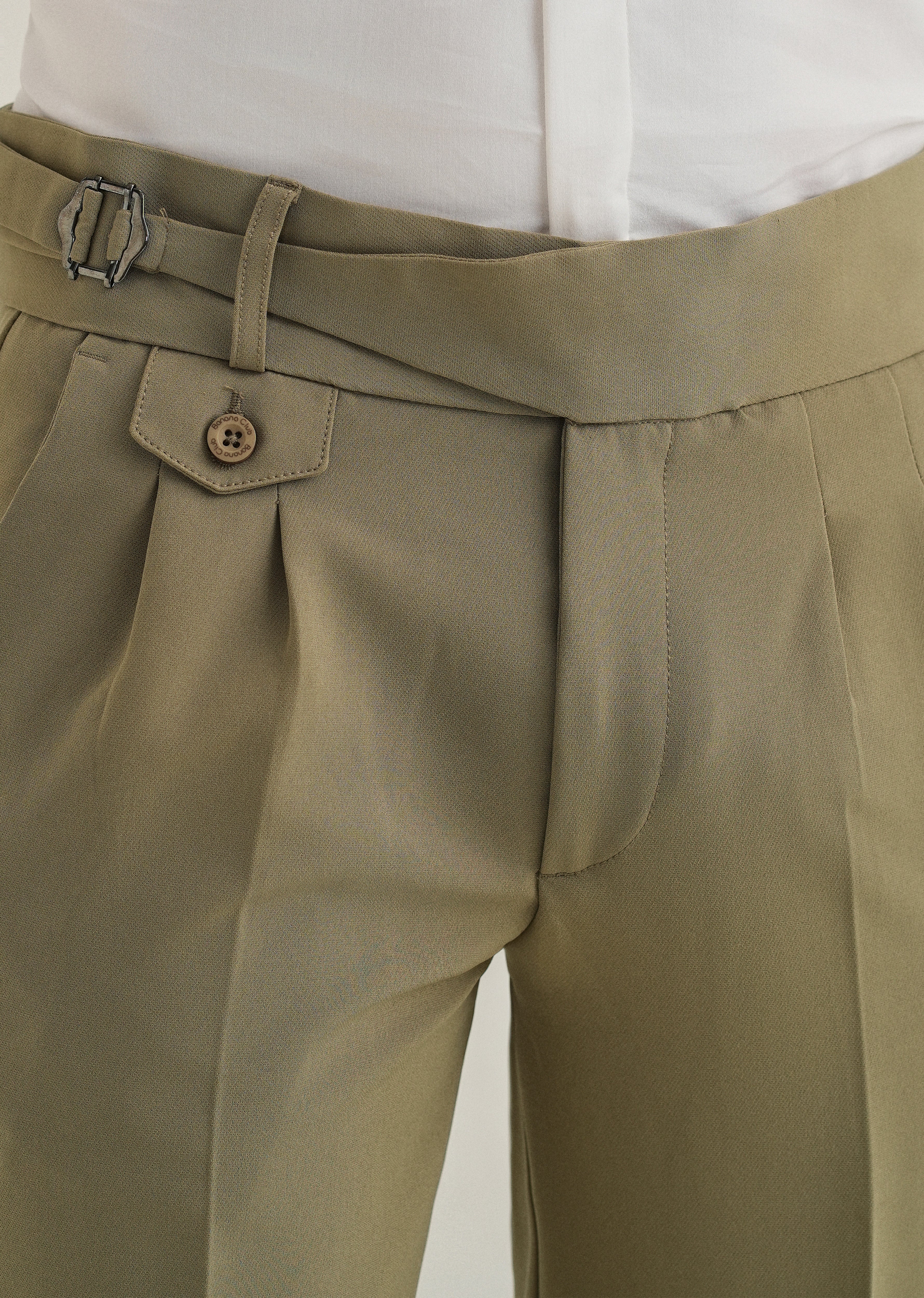 Olive Green Gurkha Pant - Image 5