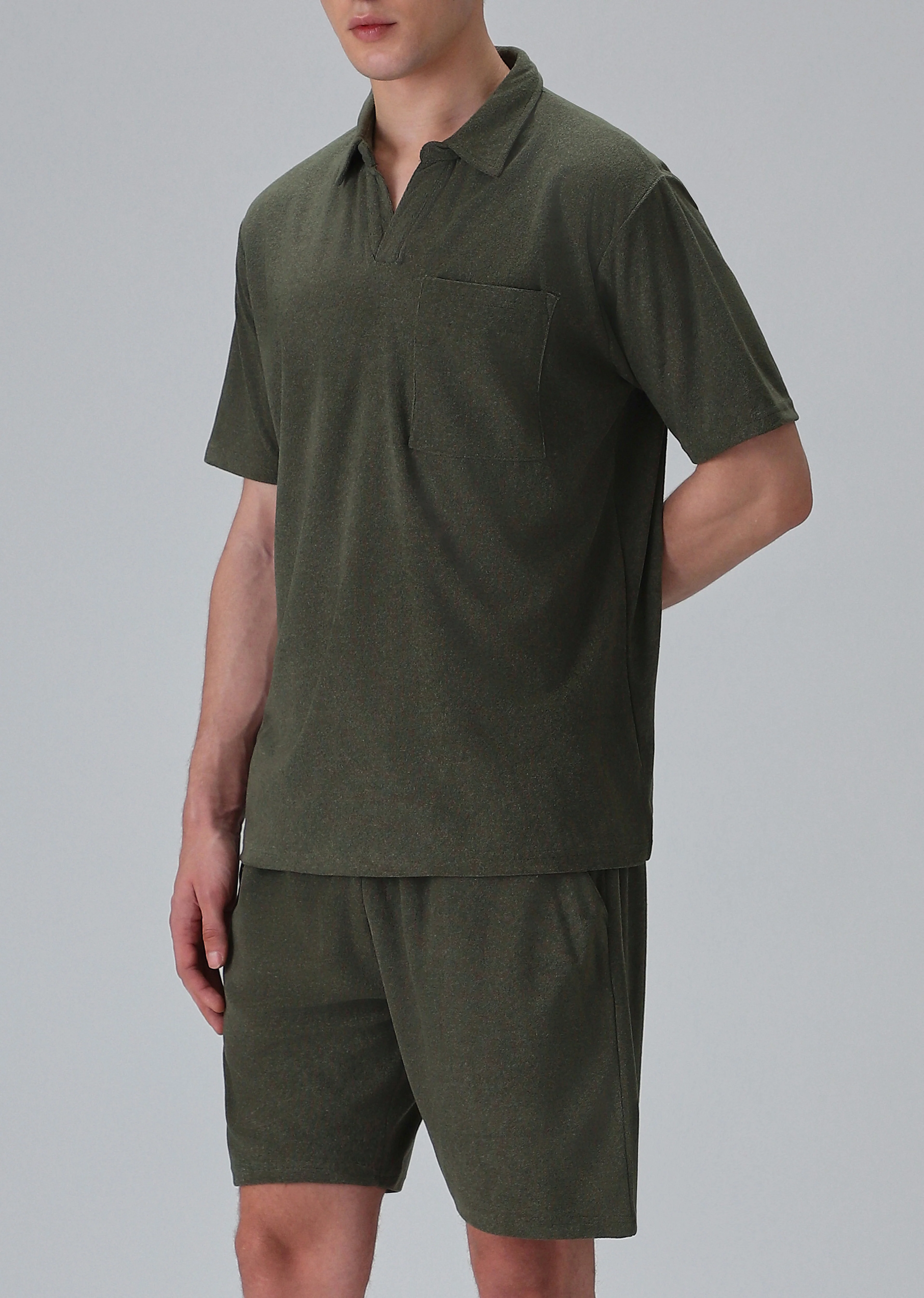 Olive Knitted Co-ord Set - Image 7