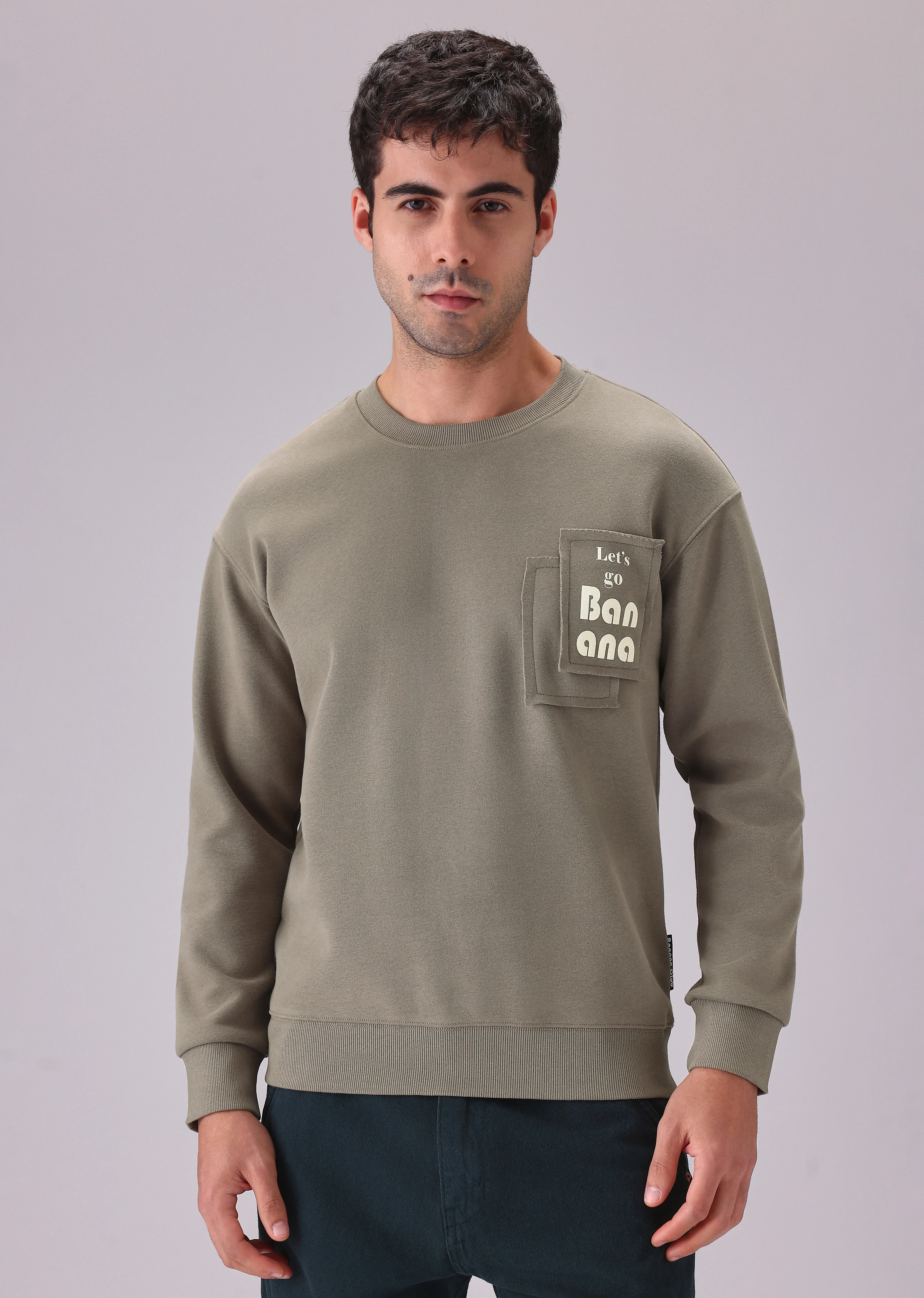 Olive Patch Sweatshirt - Image 3