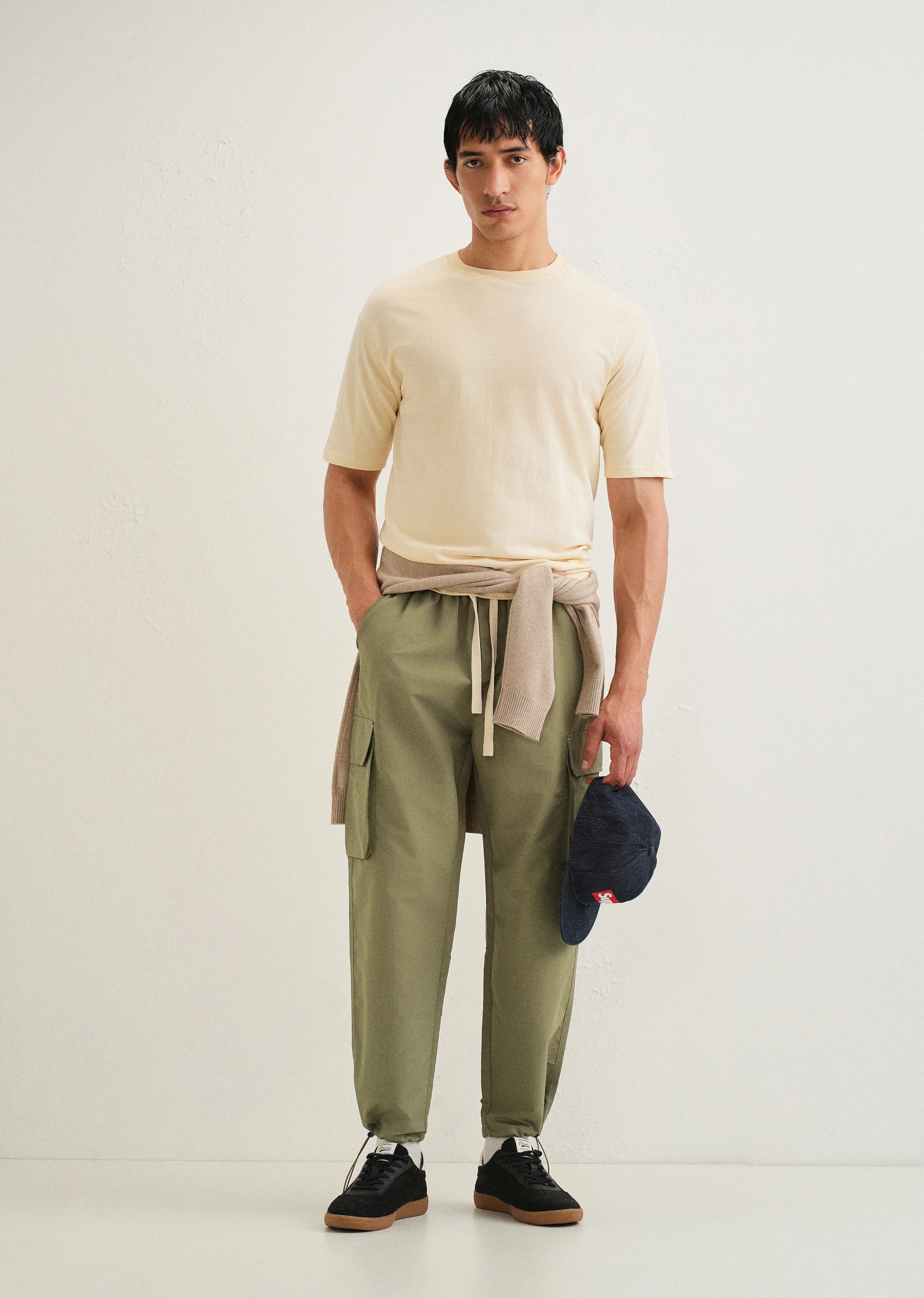 Olive Relaxed Fit Cargo Pant - Image 6