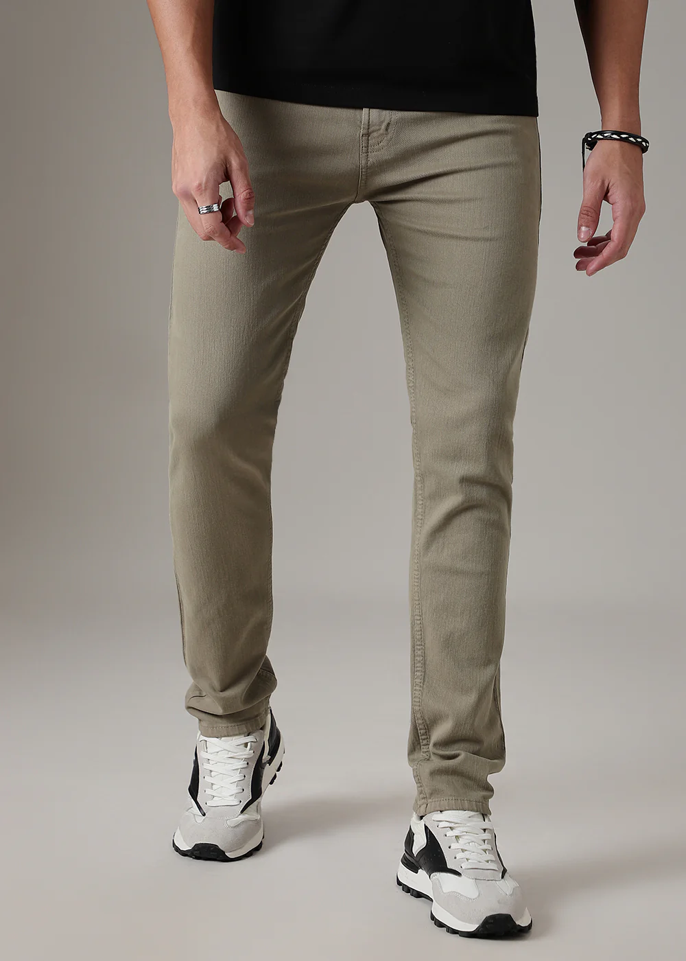 Olive Slim Fit Denim - Image 3