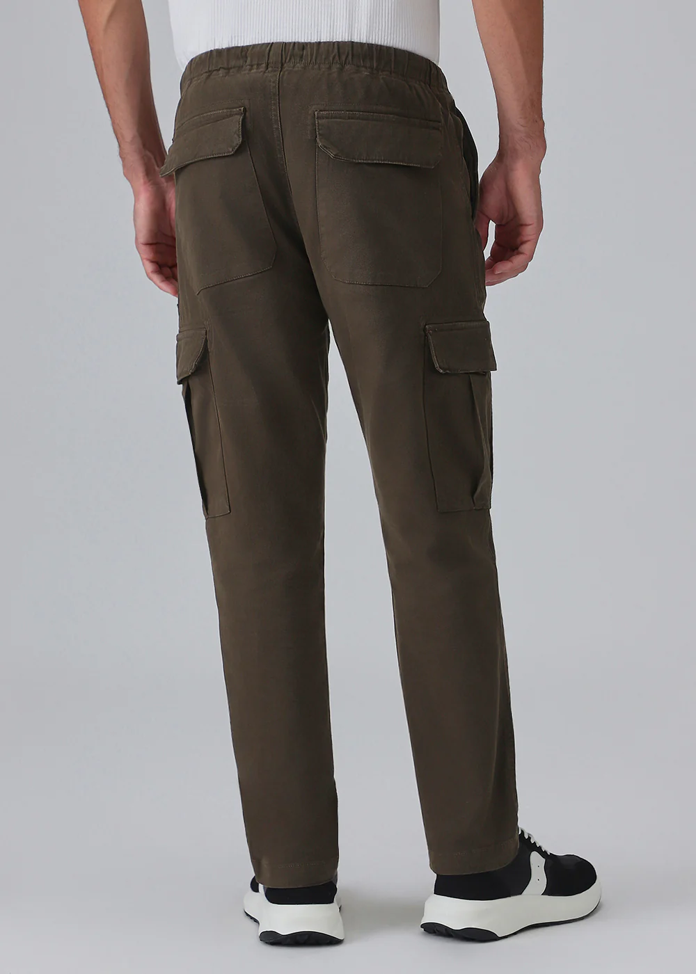 Olive Twill Cargo Pant - Image 2