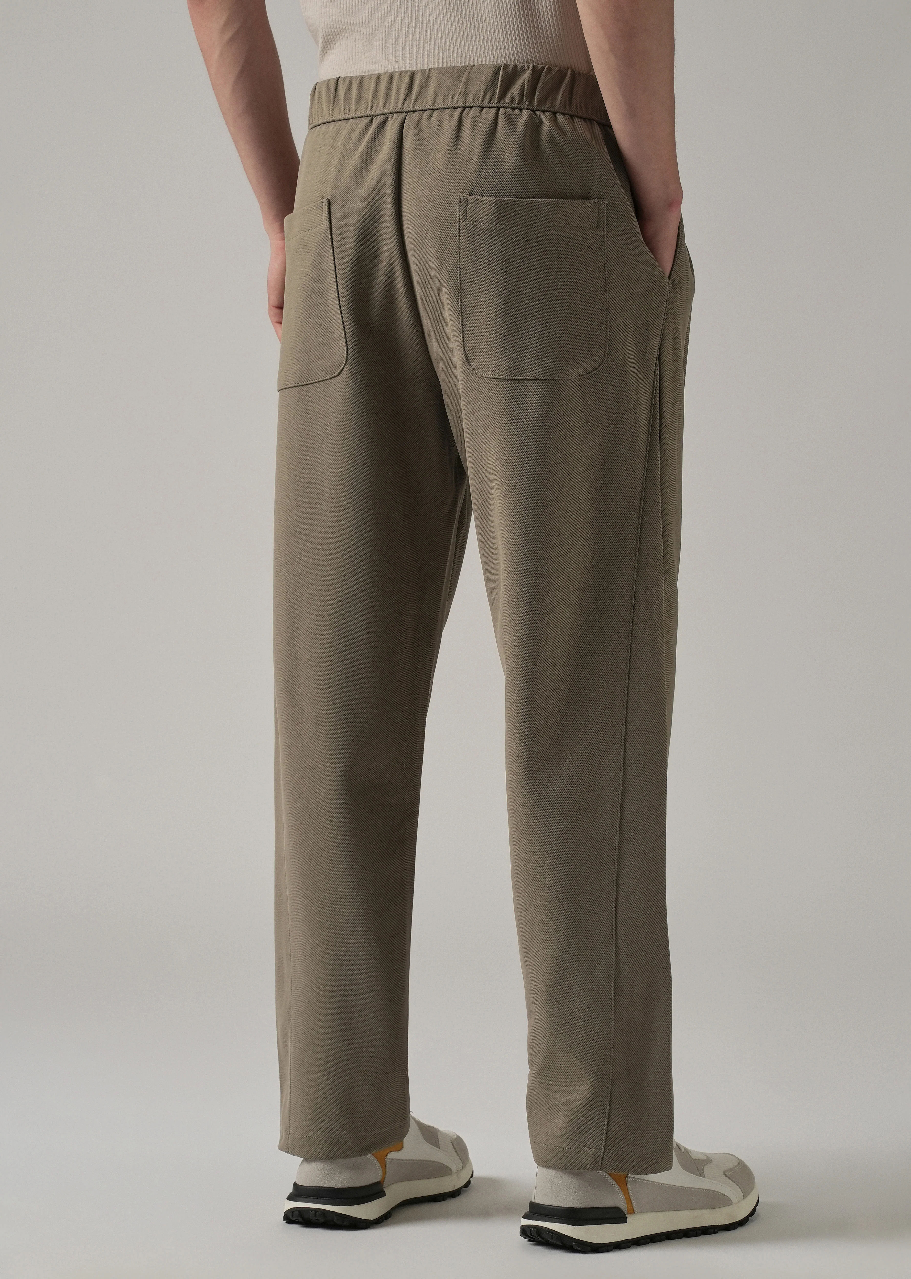 Olive Twill Pants - Image 2