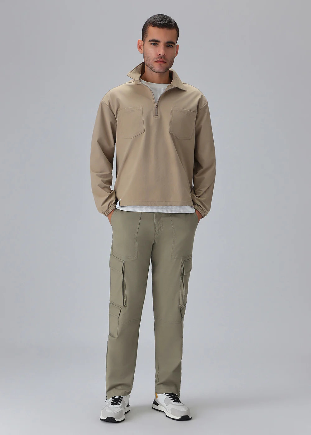 Olive Zipper Cargo Pant - Image 6