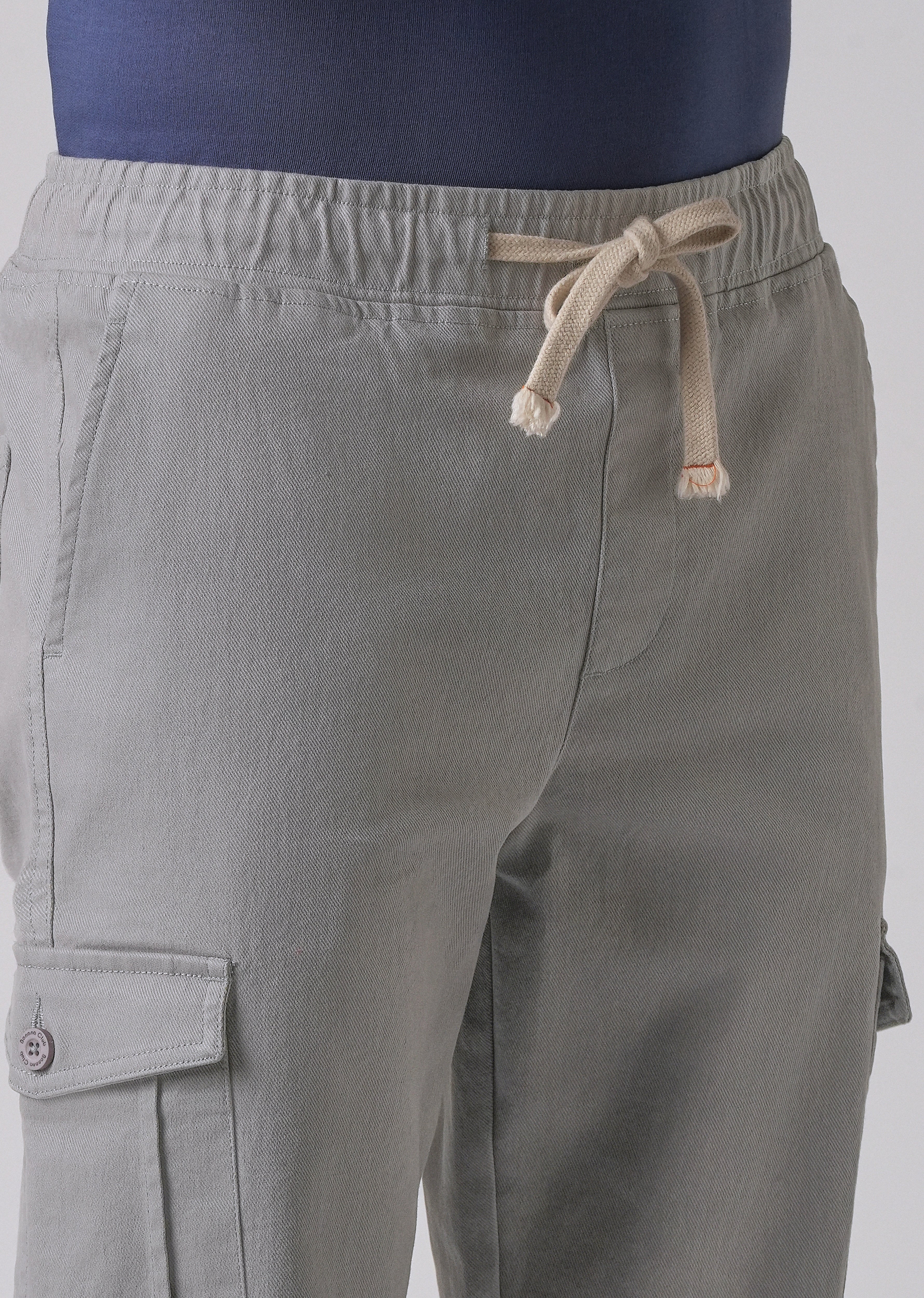 Oslo Grey Regular Fit Cargo Pant - Image 5