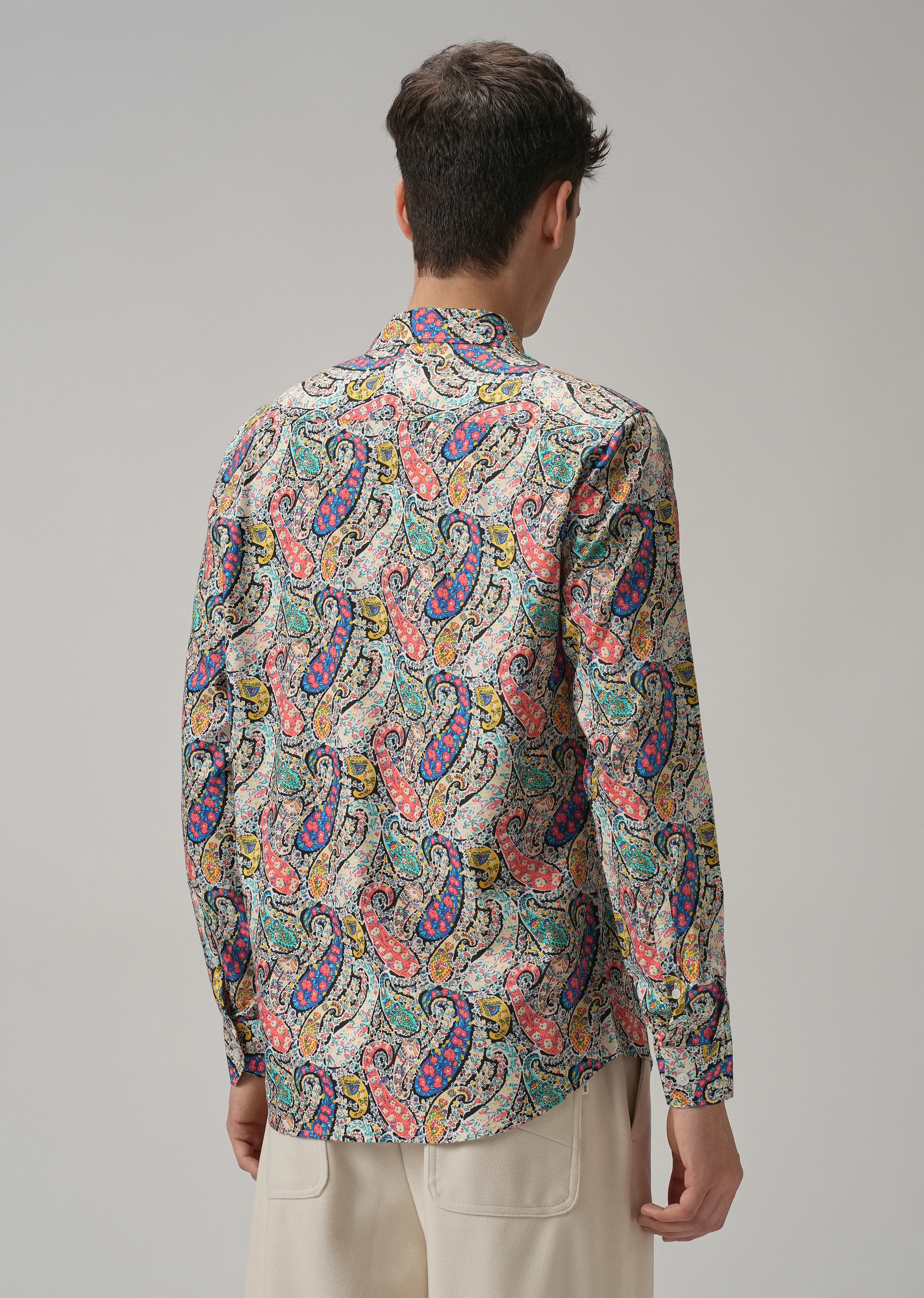Multi Colour Paisley Printed Shirt - Image 2