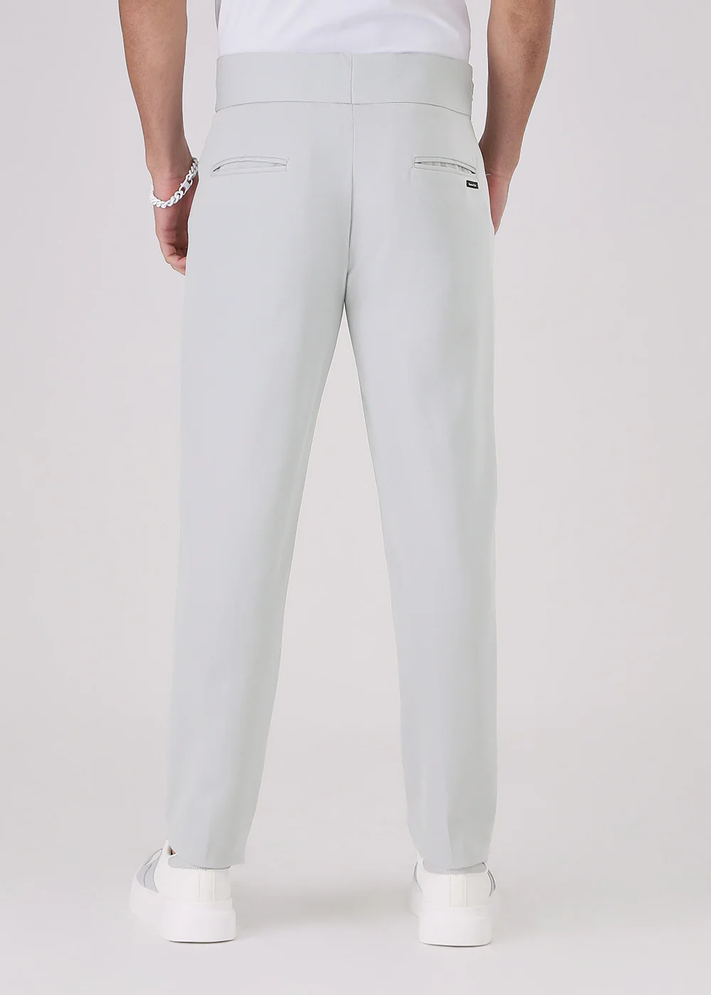 Pale Grey Gurkha Pant - Image 3